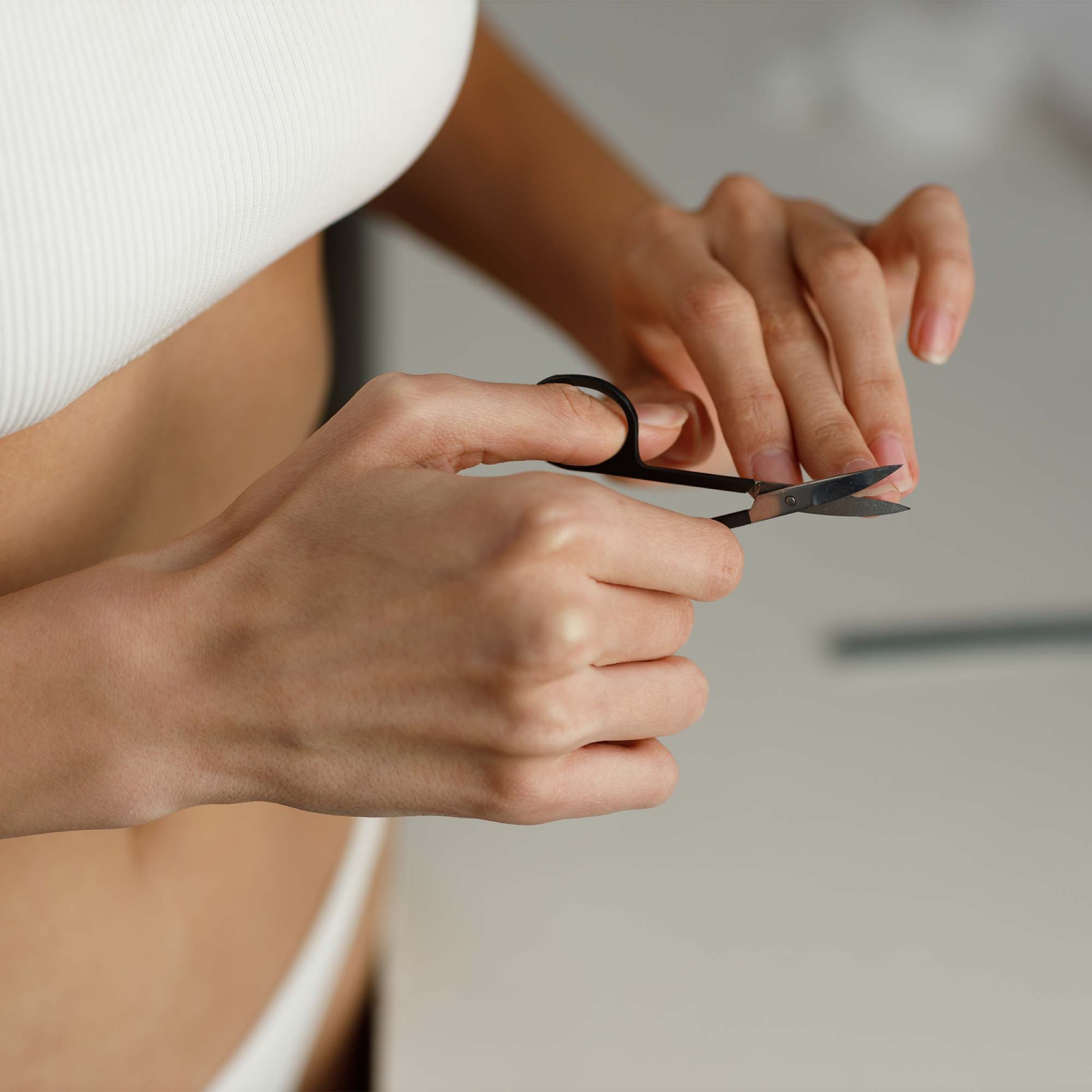 Ciseaux en acier inoxydable de qualité salon de Pursonic