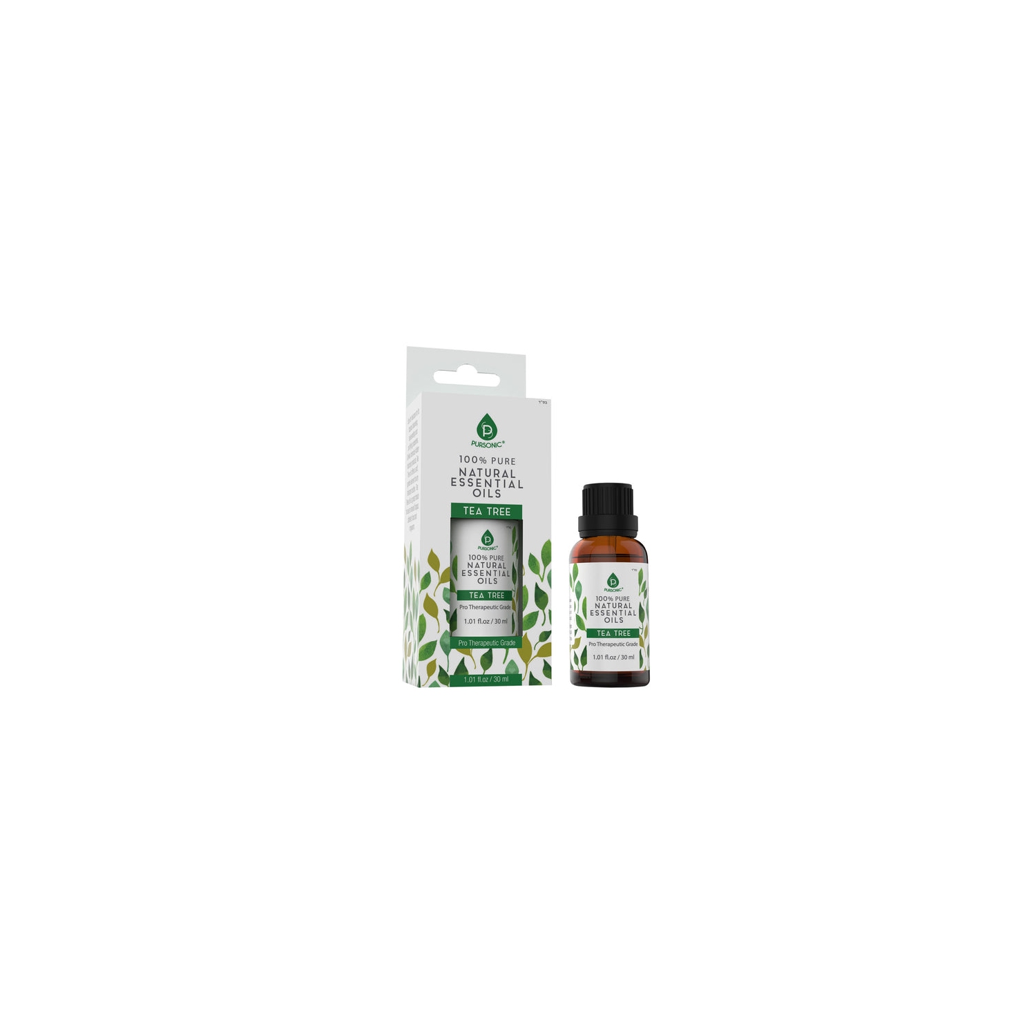 Pursonic 100% Pure & Natural Tea Tree Essential Oils