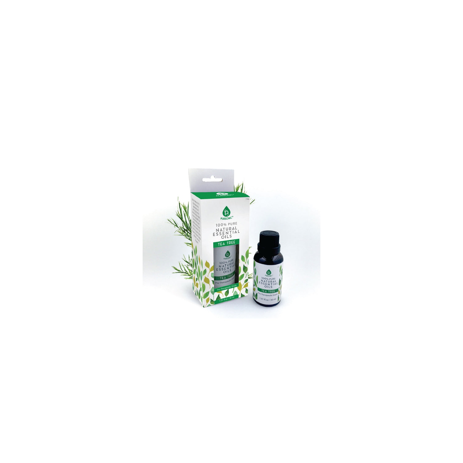 Pursonic 100% Pure & Natural Tea Tree Essential Oils