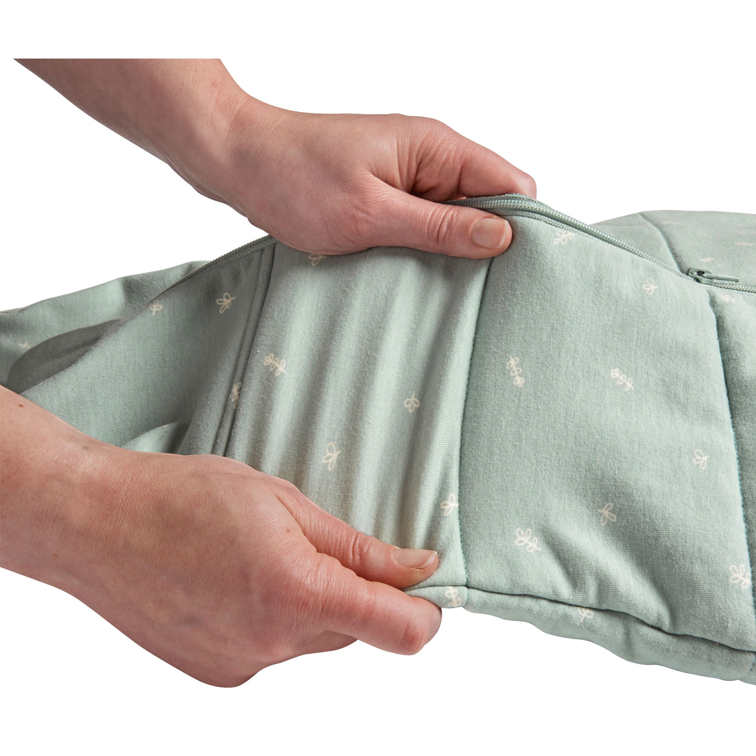 Ergopouch Cocoon 2.5 TOG Organic Cotton Swaddle Sacks - 0 to 3 Months - Green