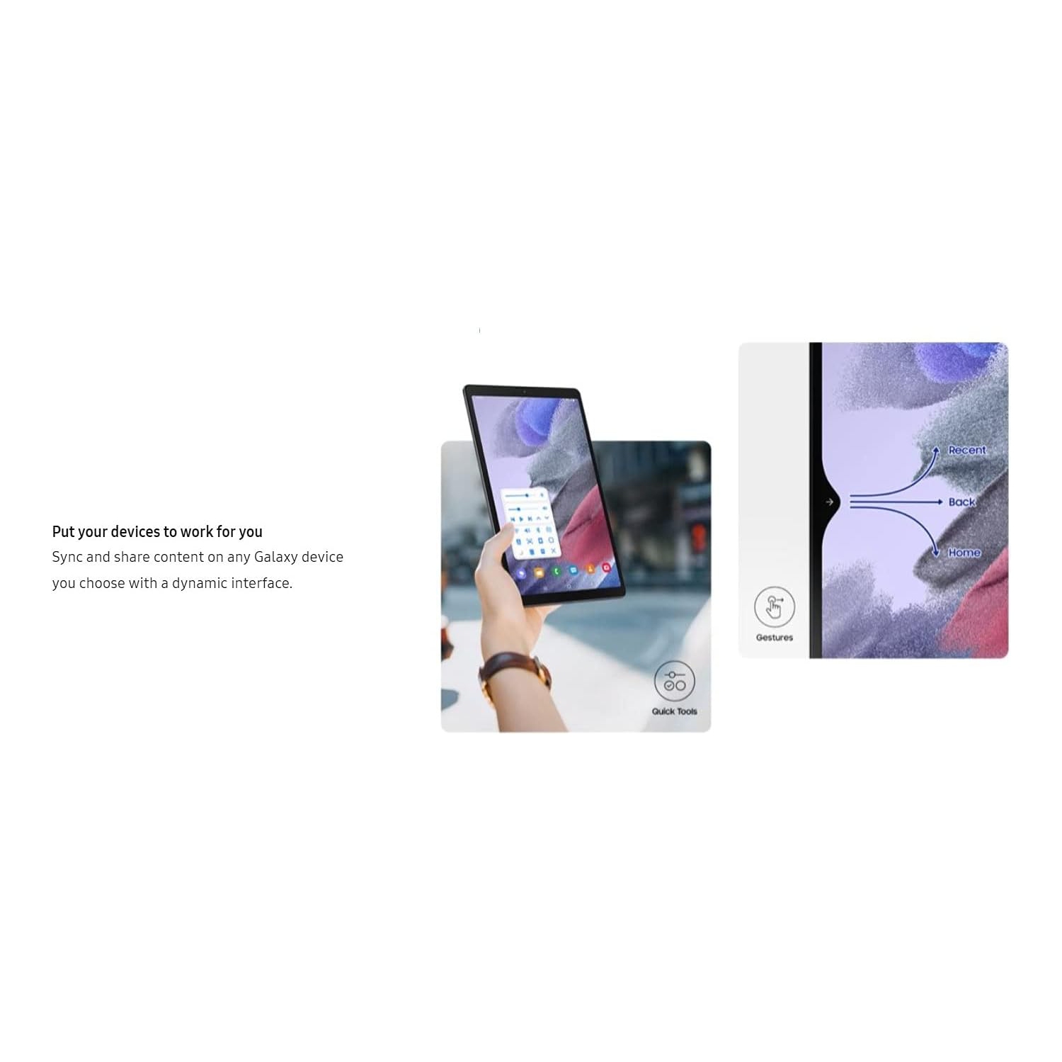 Tout neuf - tablette Galaxy Tab A9 8,7 po Wi-Fi de Samsung | mémoire vive 4&nbsp;Go de 64&nbsp;Go - Graphite