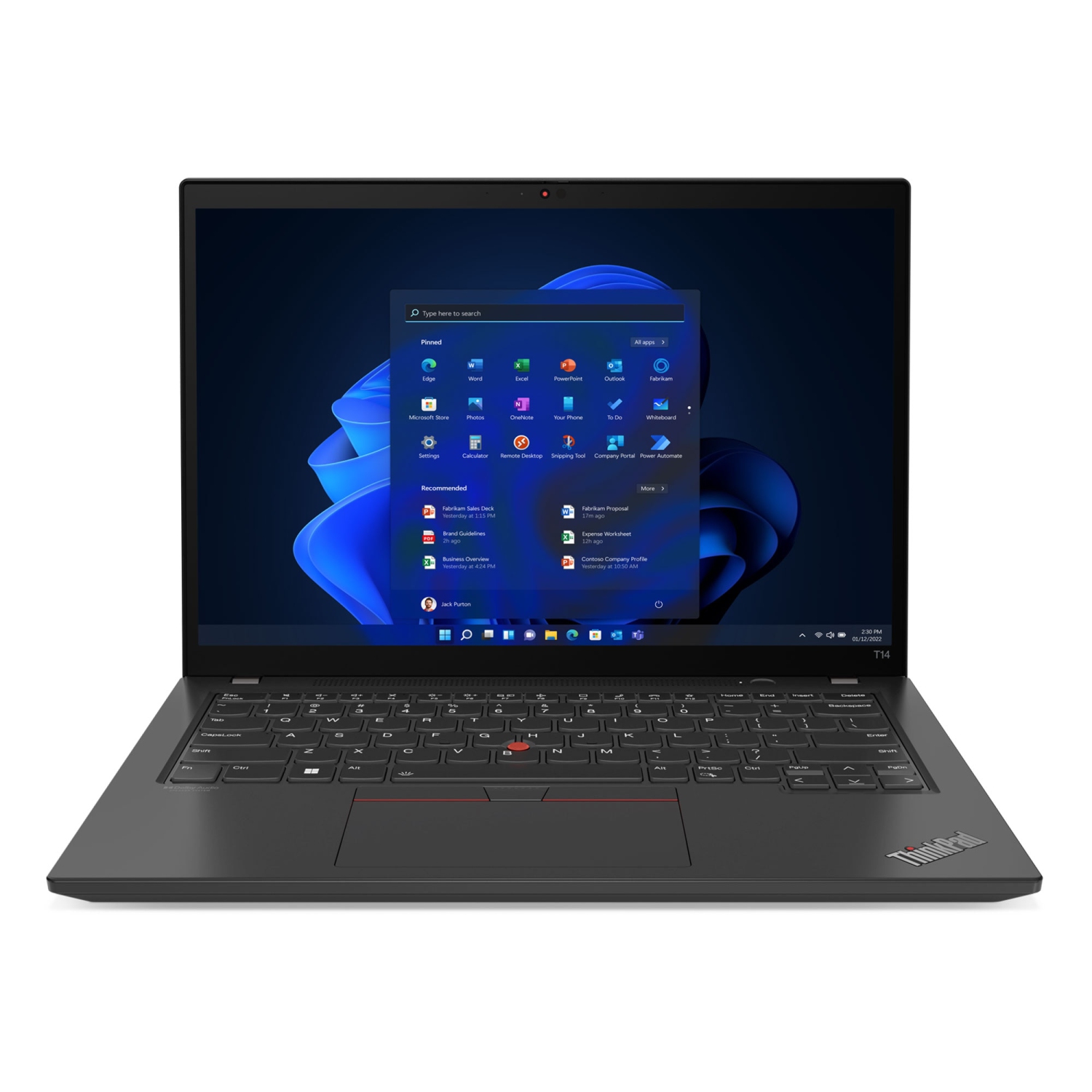 Lenovo ThinkPad T14 Gen 3 AMD Laptop, 14.0"" IPS LED Backlight, Ryzen 5 PRO 6650U Processor, AMD Radeon, 8GB, 256GB