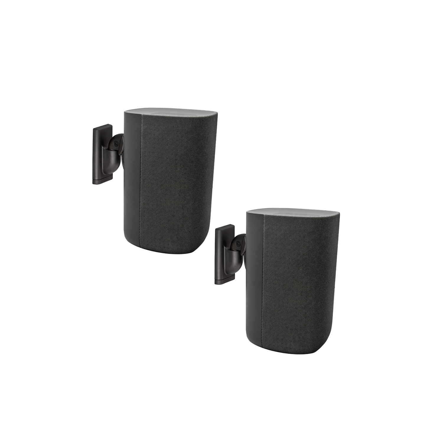 Sanus Speaker Wall Mounts for Bookshelf Speakers up to 10lbs - pair, black
