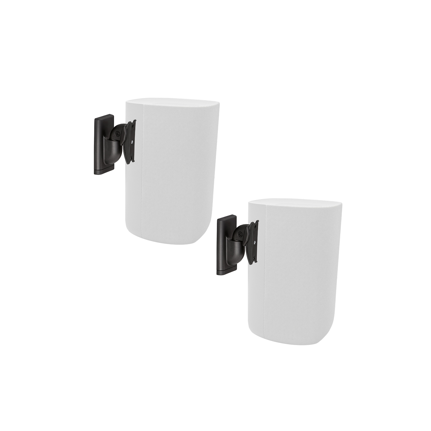 Sanus Speaker Wall Mounts for Bookshelf Speakers up to 10lbs - pair, black