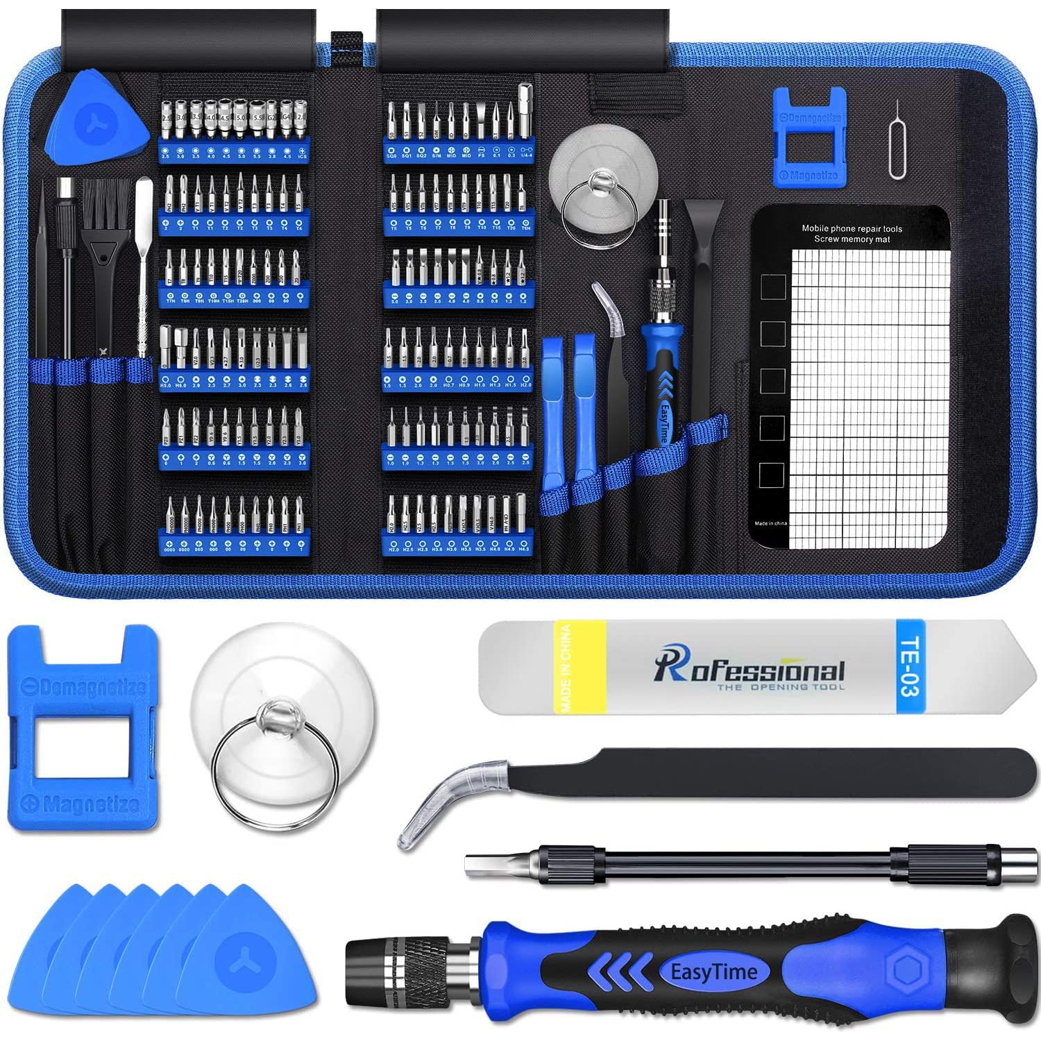140 Pcs of Precision Computer Screwdriver Set Repair Tool Kit for Small Electronics Computers, PC, Laptop iPhone Phone MacBook