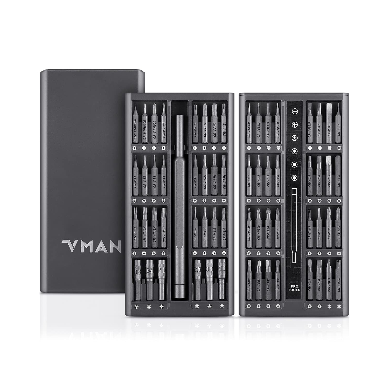 Small Screwdriver Set, 63 in 1 Precision Screwdriver Set, iPhone Repair Tool Kit with Case Screwdriver Set for Electronics, Gameconsole, Watch,