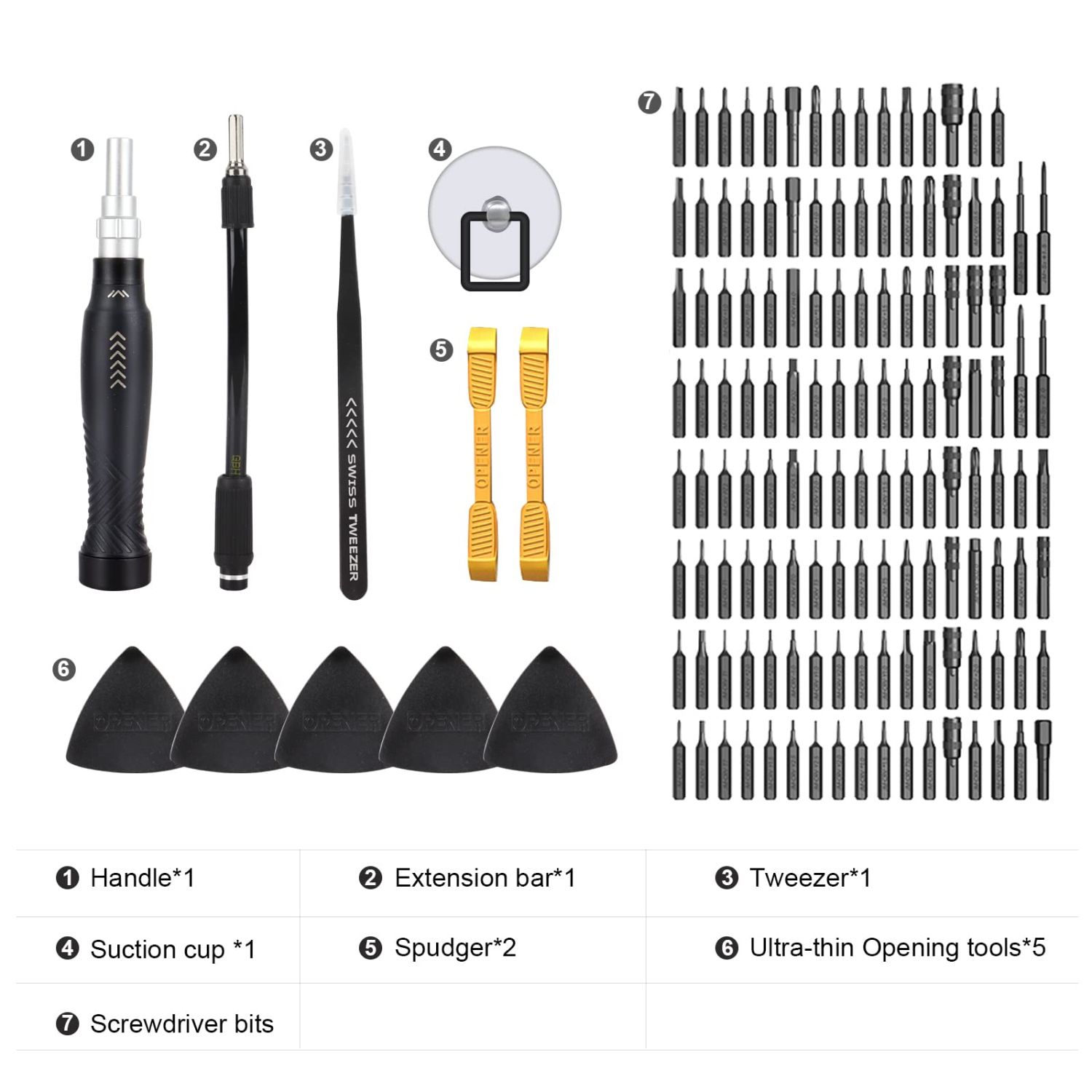 Screwdriver Set - BeiLan 145 in 1 Professional Electronics Screwdriver Set with Case Multi-Function Magnetic Torx Repair Tool Kit Compatible with