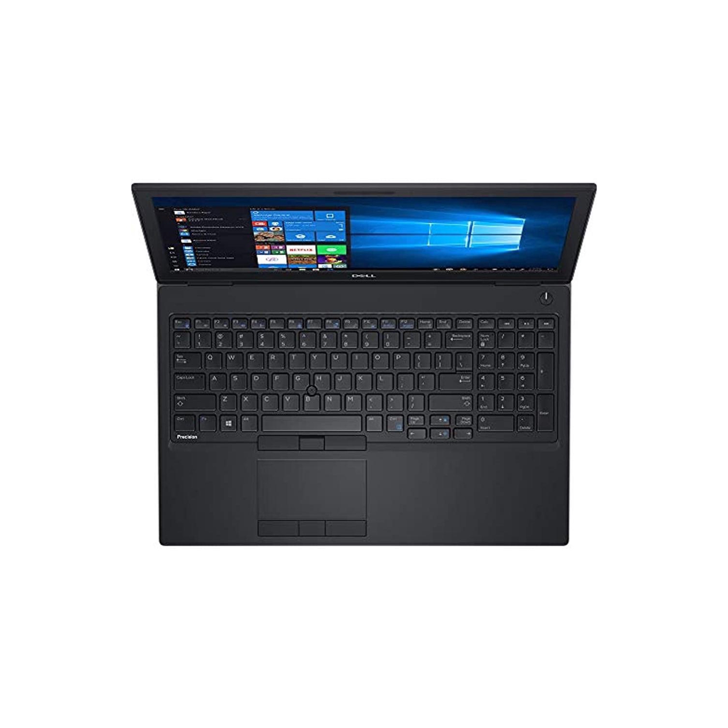 Remis à neuf - Dell Precision 7520 | portable 15,6 po| Core i7-7820HQ d'Intel à 2,90&nbsp;GHz| mémoire vive 16&nbsp;Go | disque SSD 512&nbsp;Go |