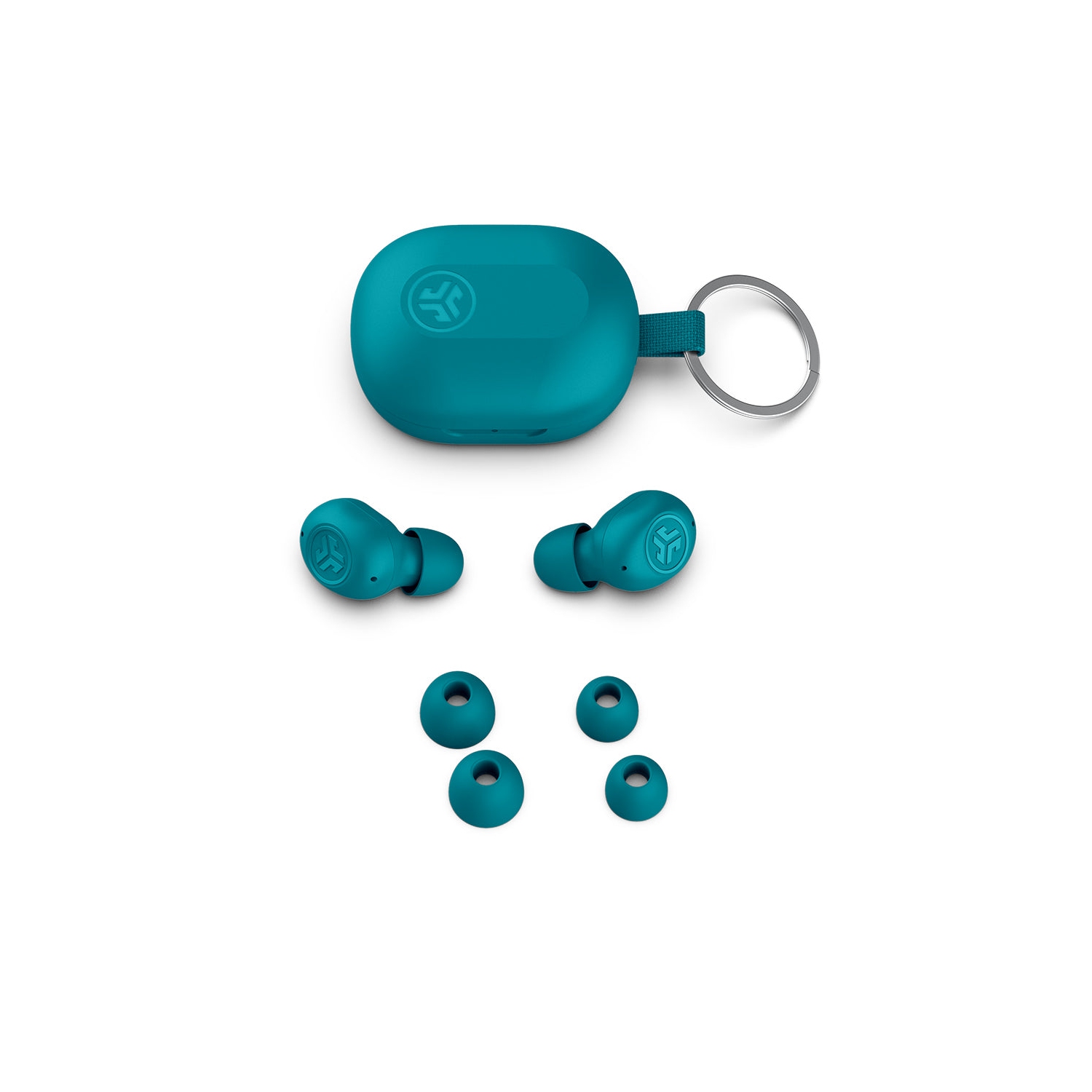 JLab JBuds Mini Bluetooth対応 アクア JLab JBuds Mini True Wireless Earbuds - Aqua Teal