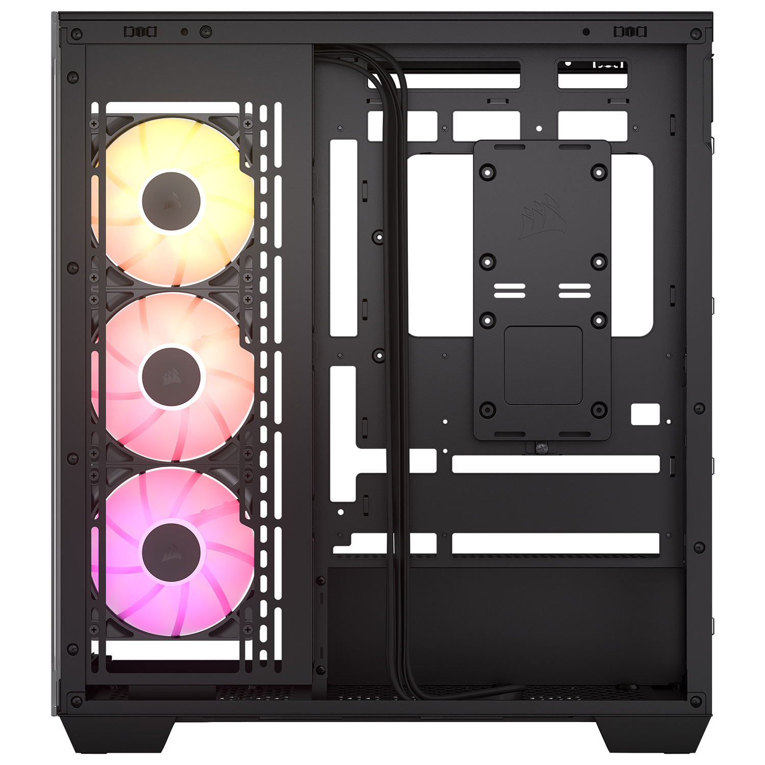 Tour d'ordinateur mi-haute ATX 3500X ARGB de Corsair - Noir