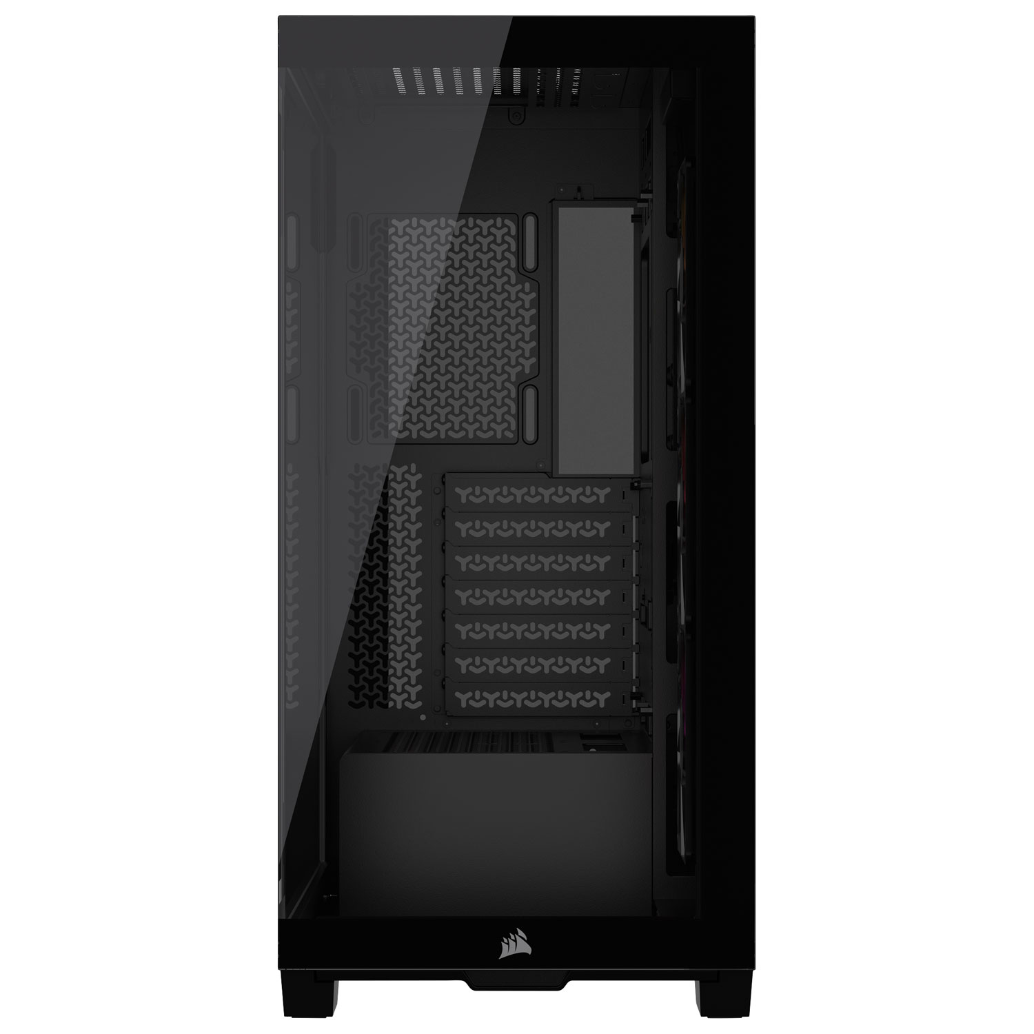 Tour d'ordinateur mi-haute ATX 3500X ARGB de Corsair - Noir