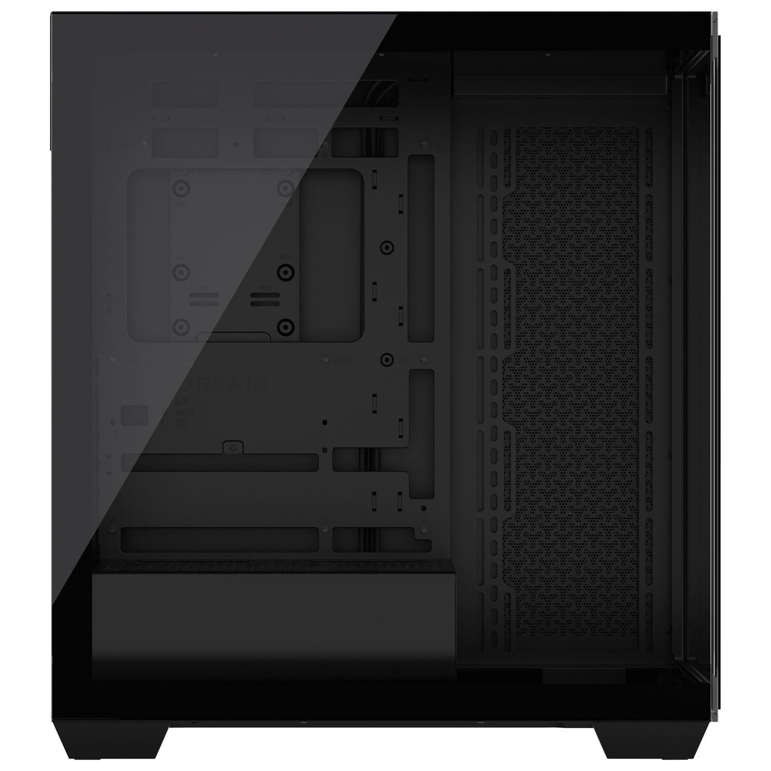 Tour d'ordinateur mi-haute ATX 3500X de Corsair - Noir