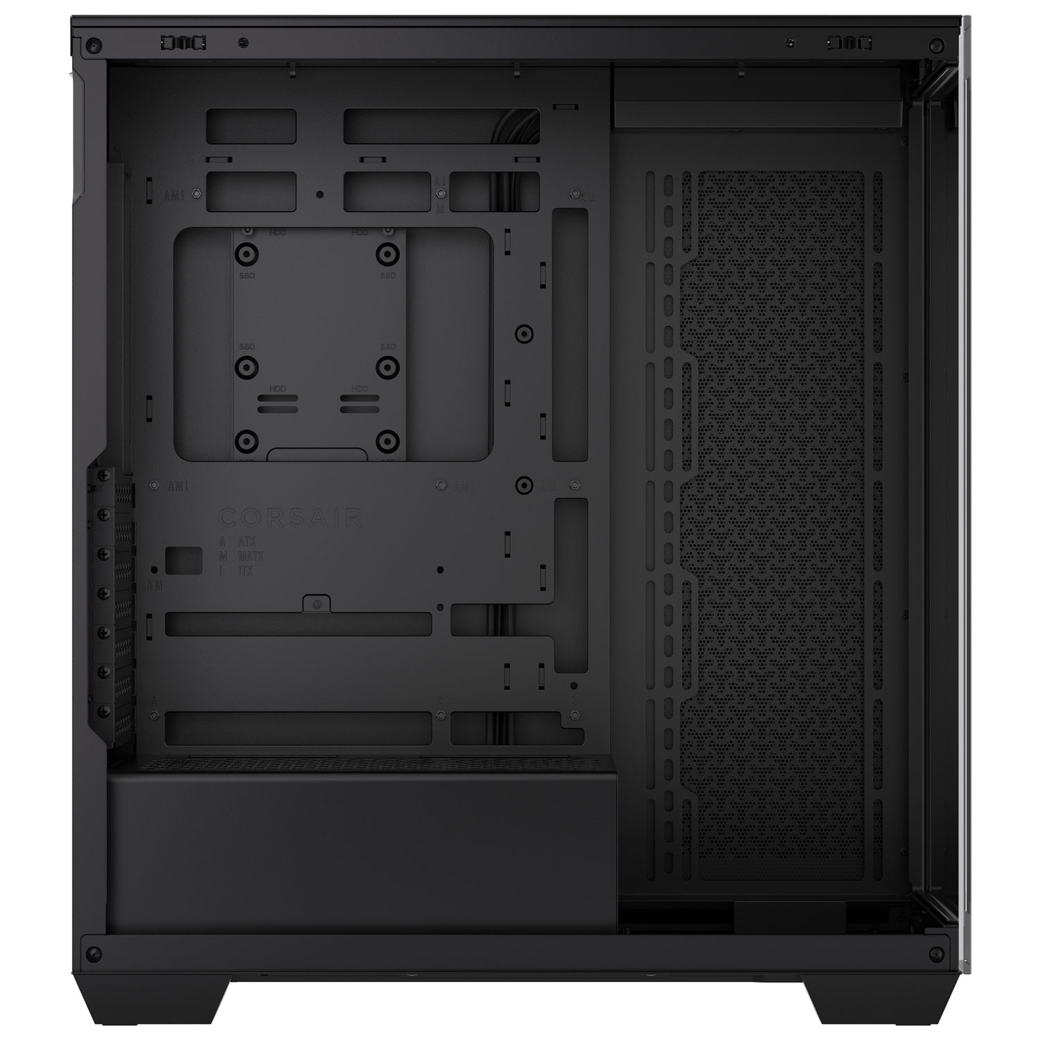 Tour d'ordinateur mi-haute ATX 3500X de Corsair - Noir