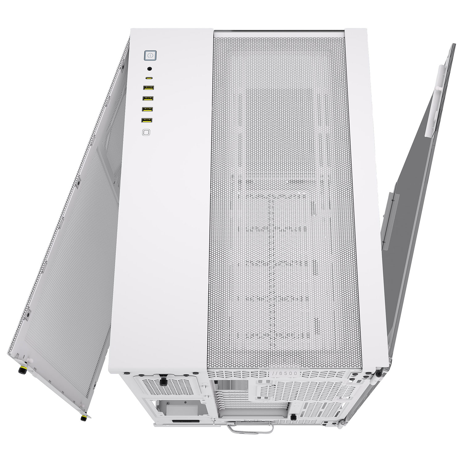 Tour d'ordinateur mi-haute ATX à deux chambres 6500X de Corsair