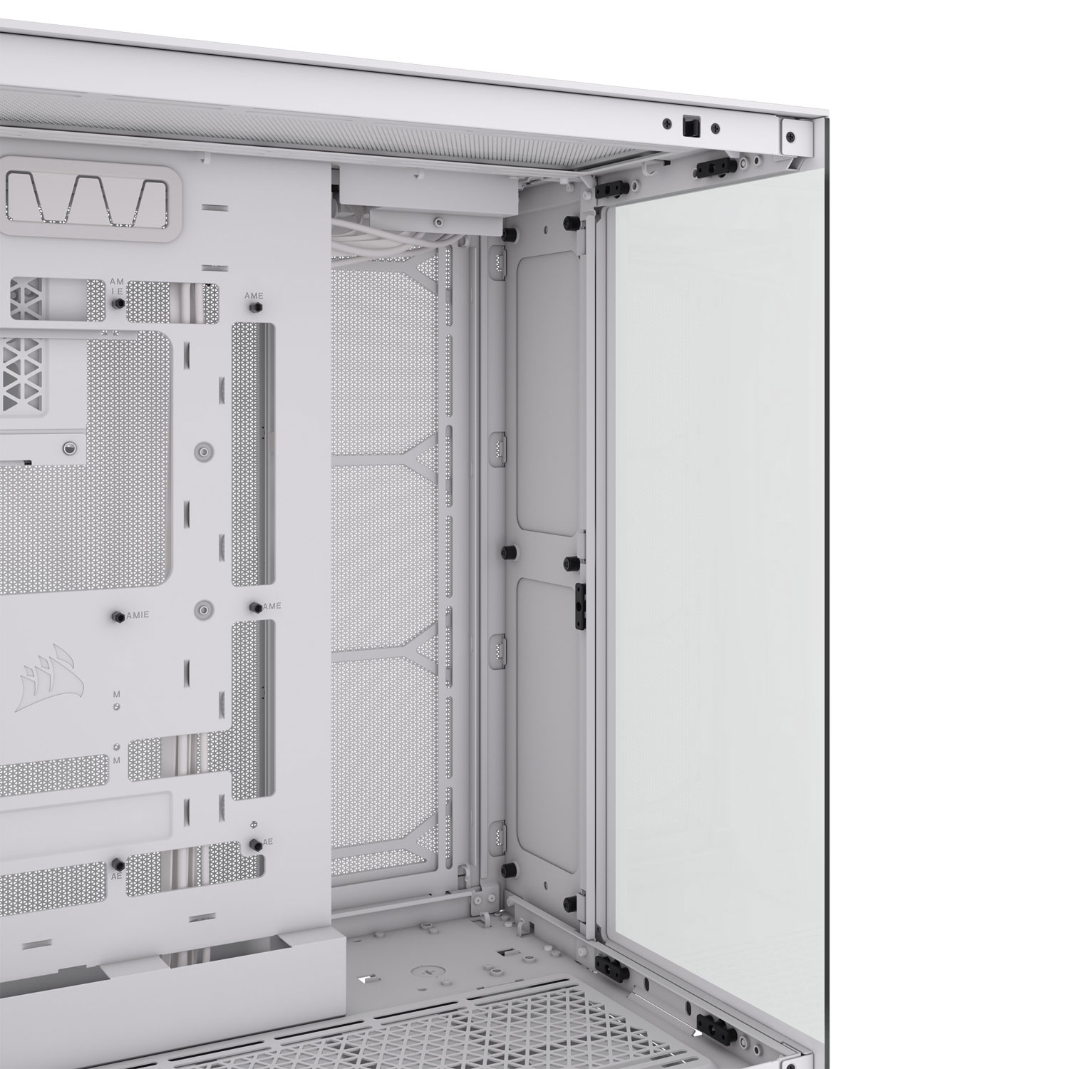 Tour d'ordinateur mi-haute ATX à deux chambres 6500X de Corsair