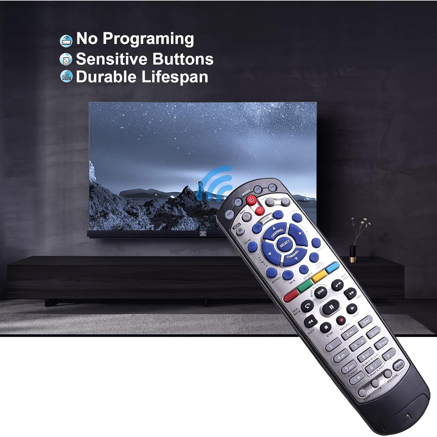Bell TV IR Universal 20.1 Remote, Compatible with 4100, 3100, 6131, 9400, 6141