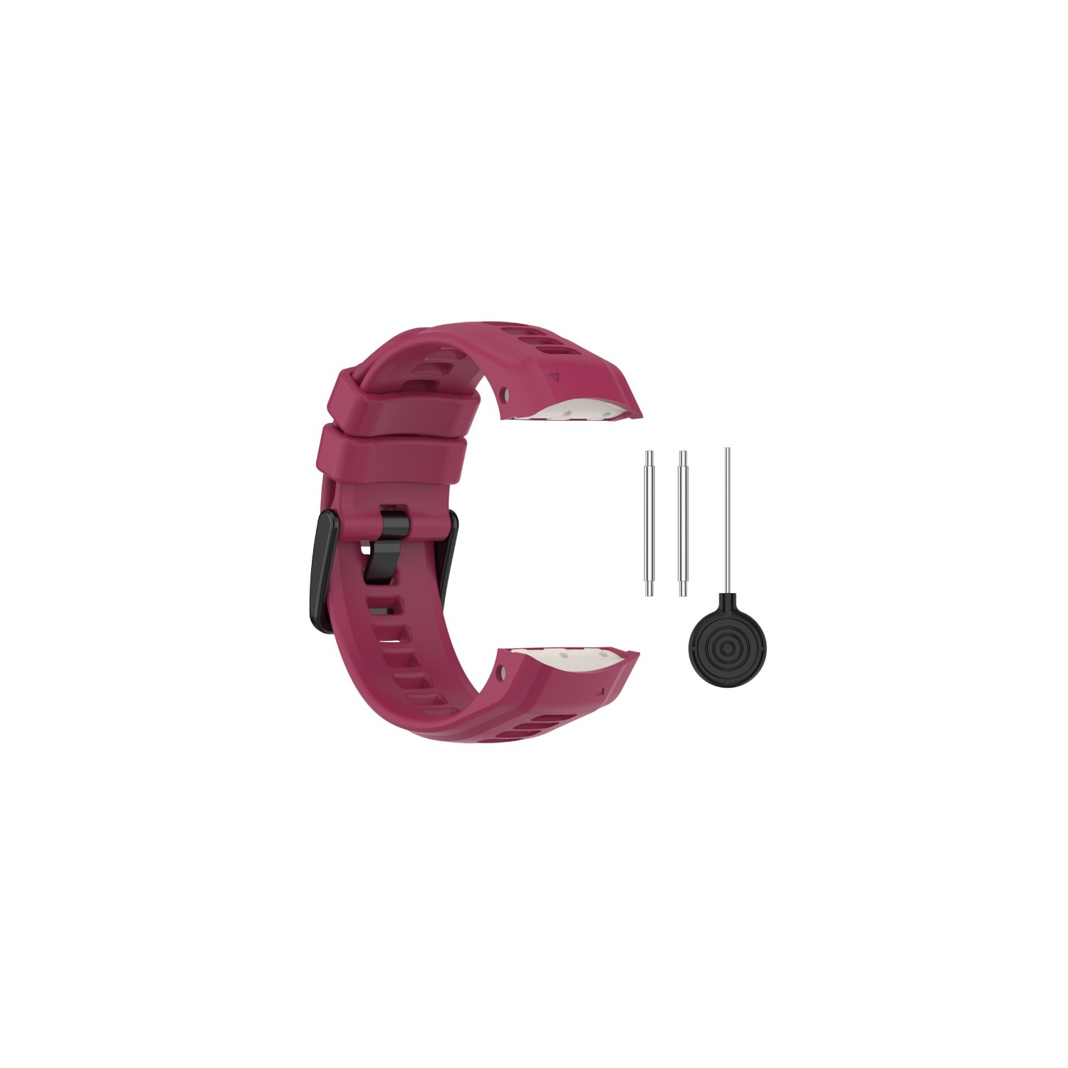 StrapsCo Summit Strap for Garmin Instinct 2S - Wine