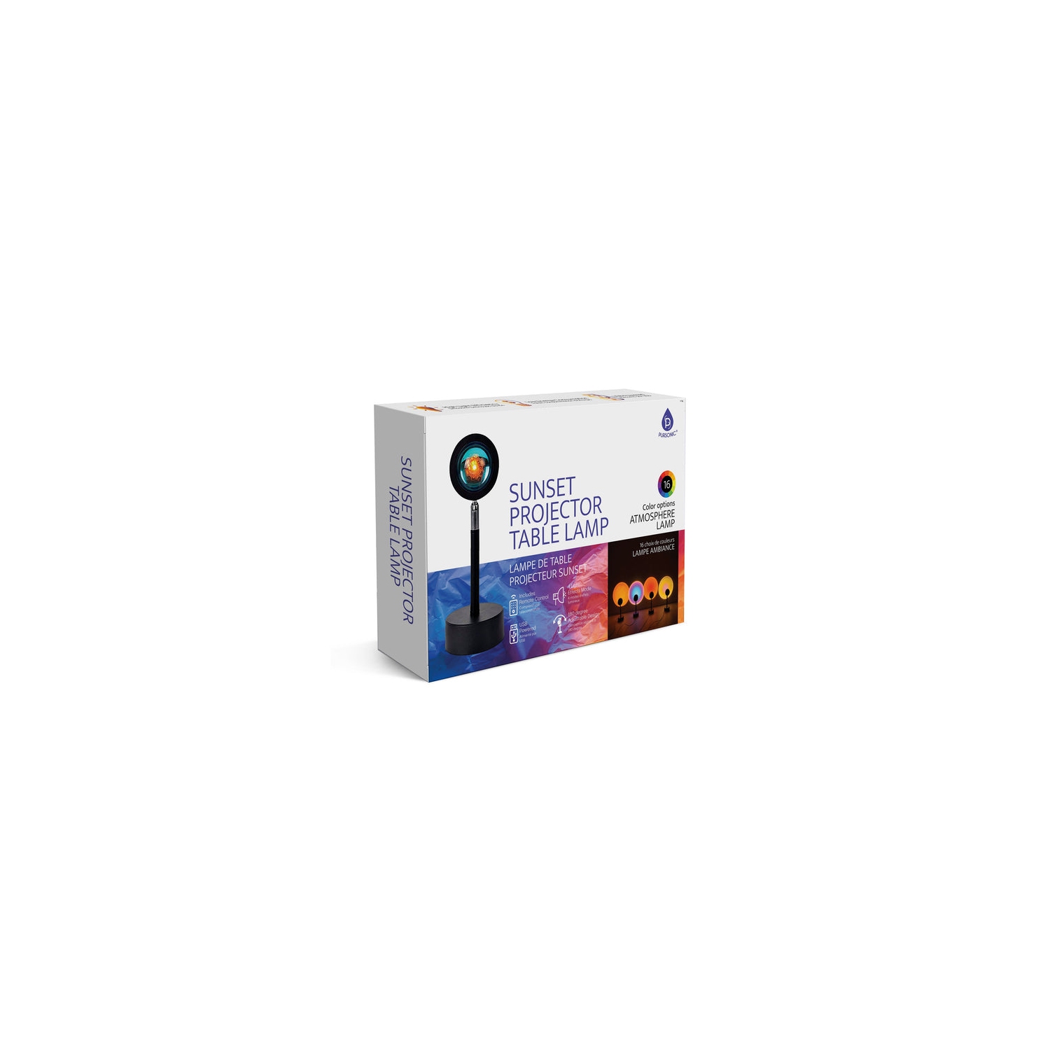 Pursonic Sunset Projector Table Lamp
