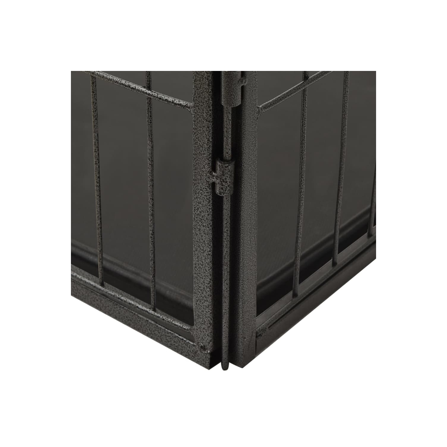 vidaXL Puppy Playpen Steel 91.5x59x61 cm