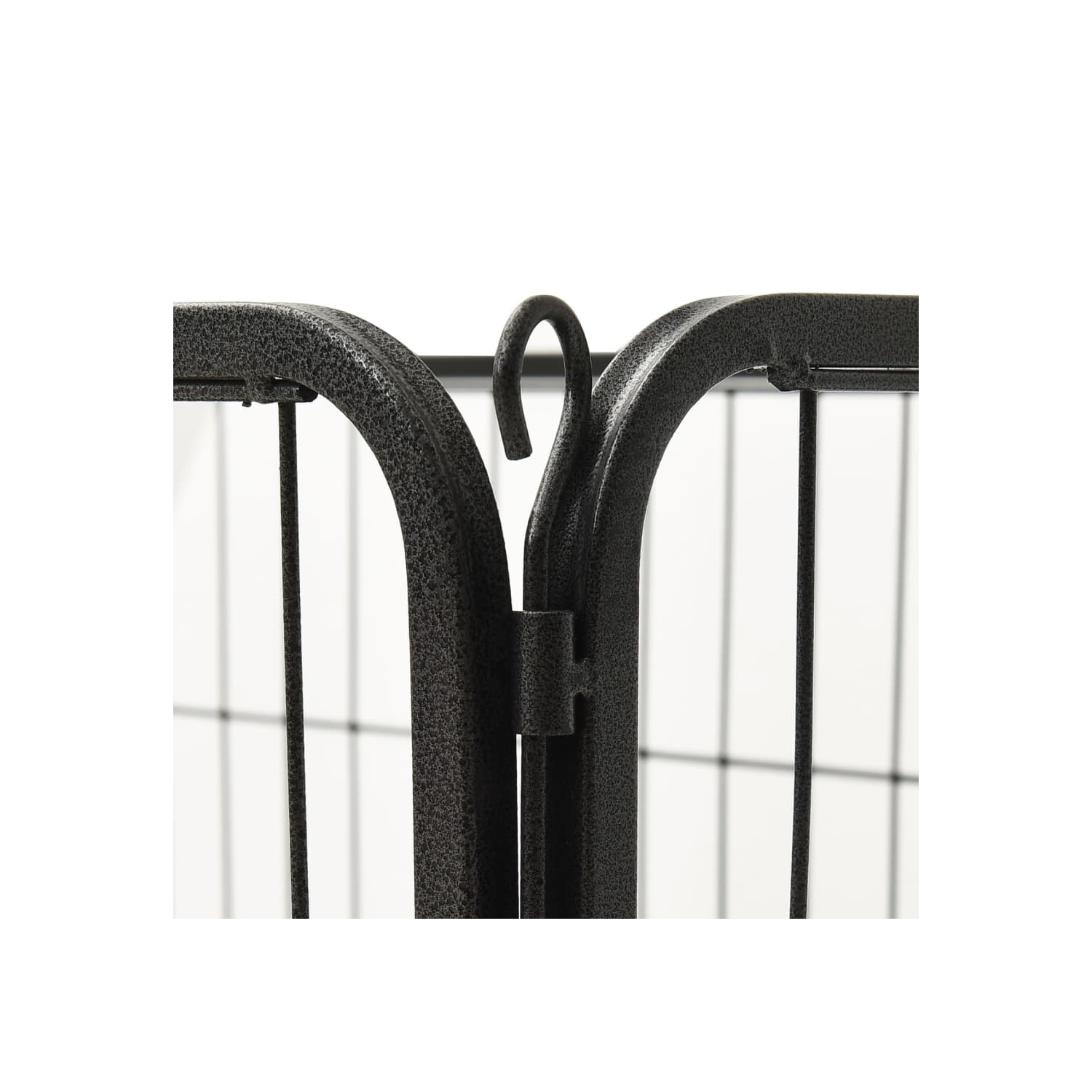 vidaXL Puppy Playpen Steel 91.5x59x61 cm