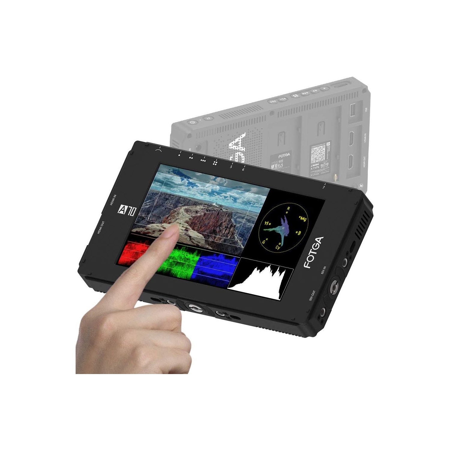 Open Box - Fotga A70TL 7 Inch FHD IPS Video On-Camera Touch Screen Field Monitor