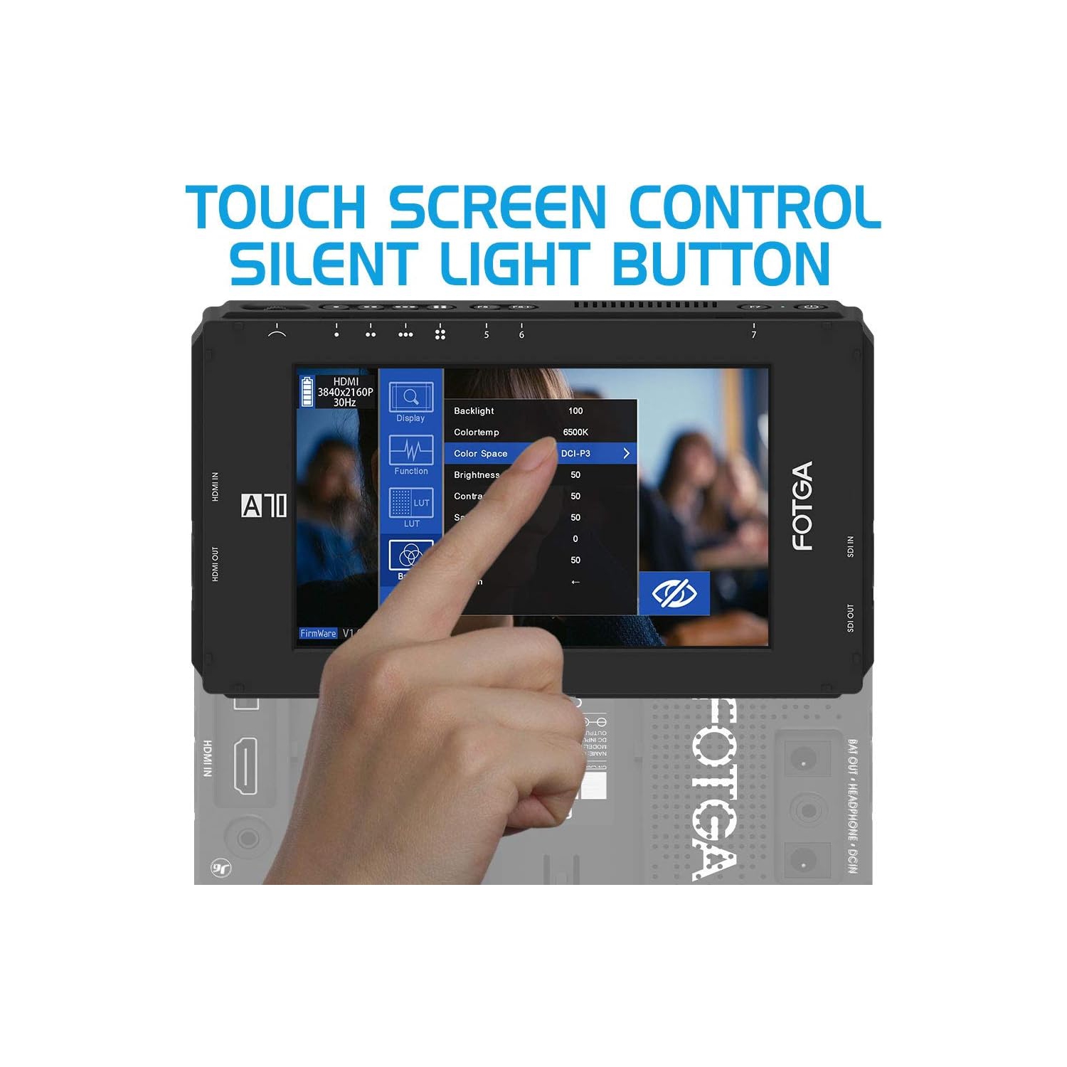 Open Box - Fotga A70TL 7 Inch FHD IPS Video On-Camera Touch Screen Field Monitor