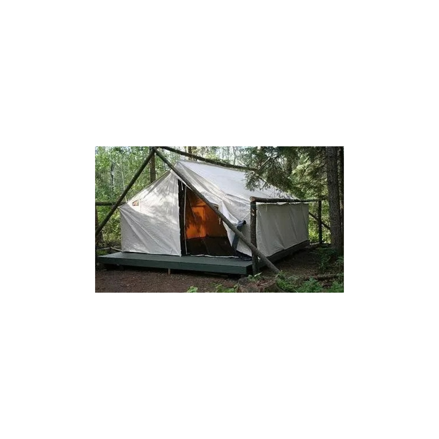 Grizzly Outfitters Canvas Wall Tent/Hunting Tent 14 x 16 x 7.5' x 4'