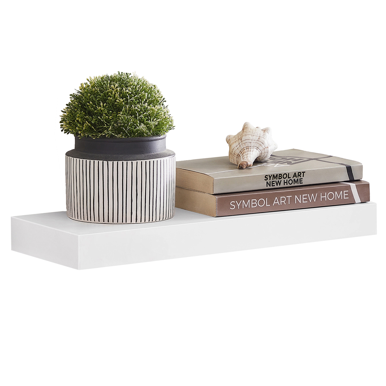 Tablette flottante pour LA MAISON SONGMICS, tablette murale de 15,7 po, avec support en métal pour une installation facile, accessoires d’affichage,