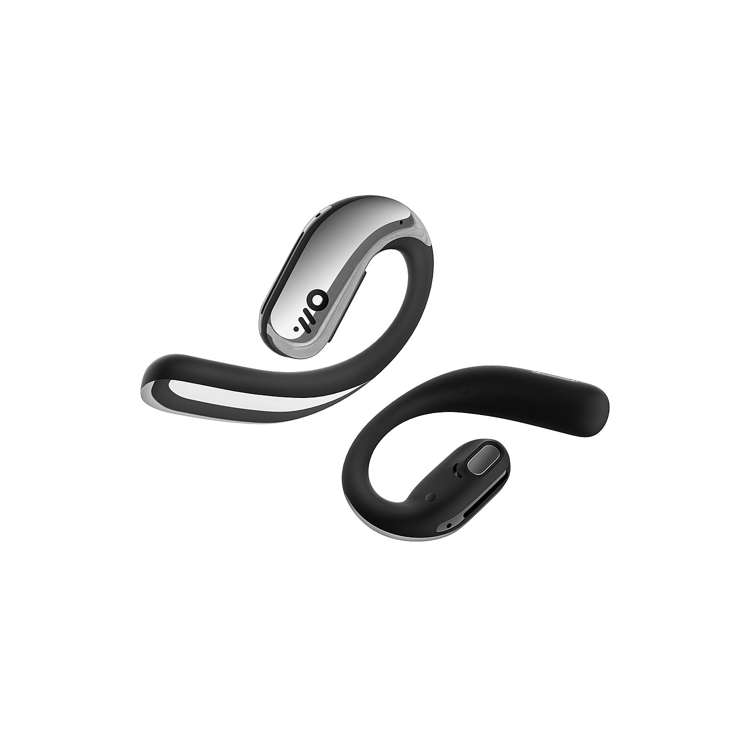 Remis à neuf - Écouteurs boutons stéréo sans fil autonomes OWS Pro d'Oladance - Titane lumineux