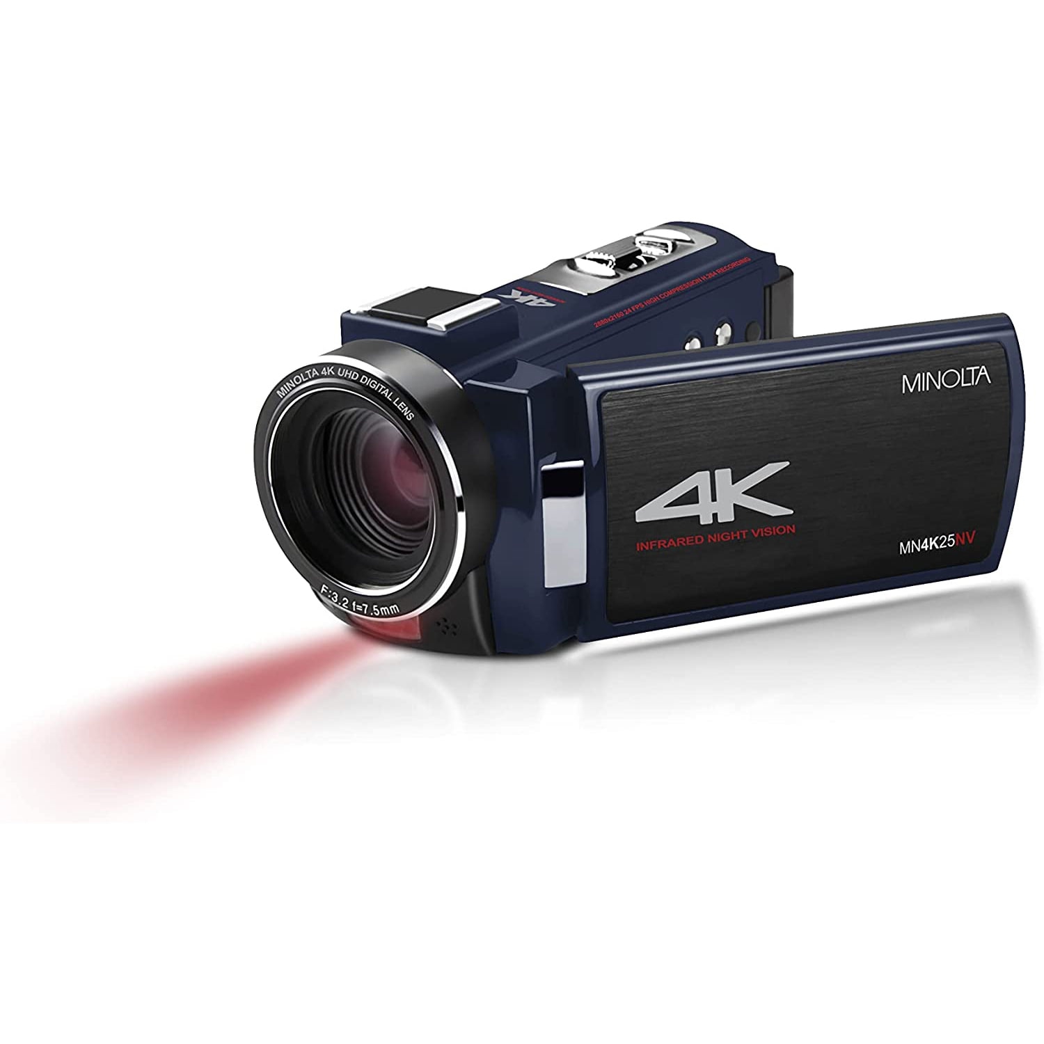 Minolta MN4K25NV 4K Ultra HD 30 MP Night Vision Camcorder
