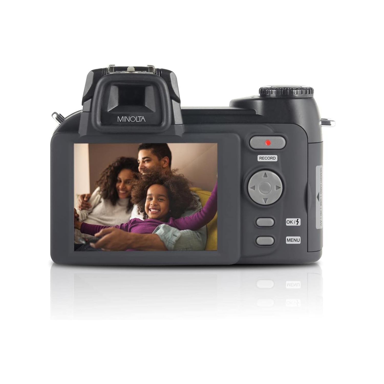 Minolta – Appareil photo numérique MN24Z 33&nbsp;Mpx, HD 1080p, objectif interchangeable