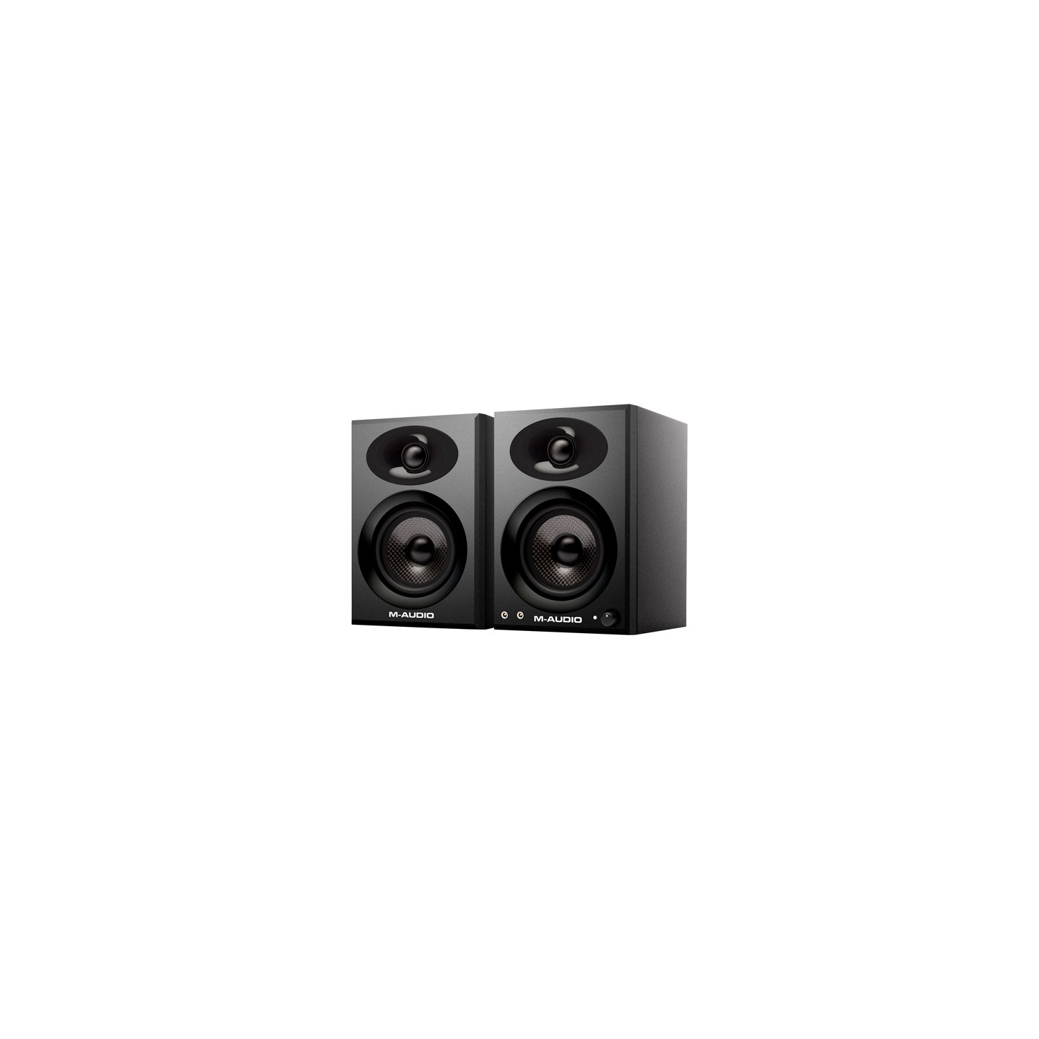 Boîte ouverte - haut-parleur multimédia de contrôle de référence de 3,5 po BX3 Graphite de M-Audio - paire - Noir/Gris
