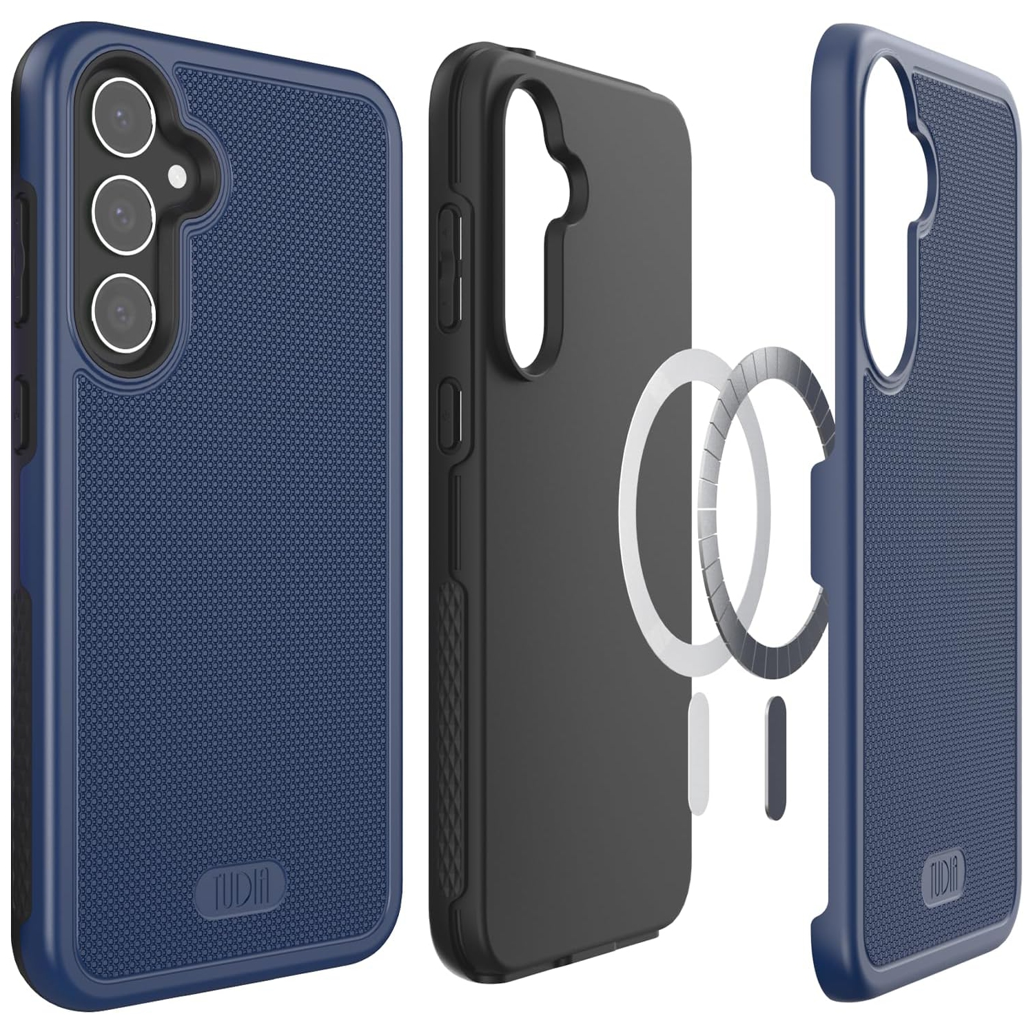 TUDIA MergeGrip Samsung Galaxy S23 FE Case Magsafe Compatible - Indigo Blue