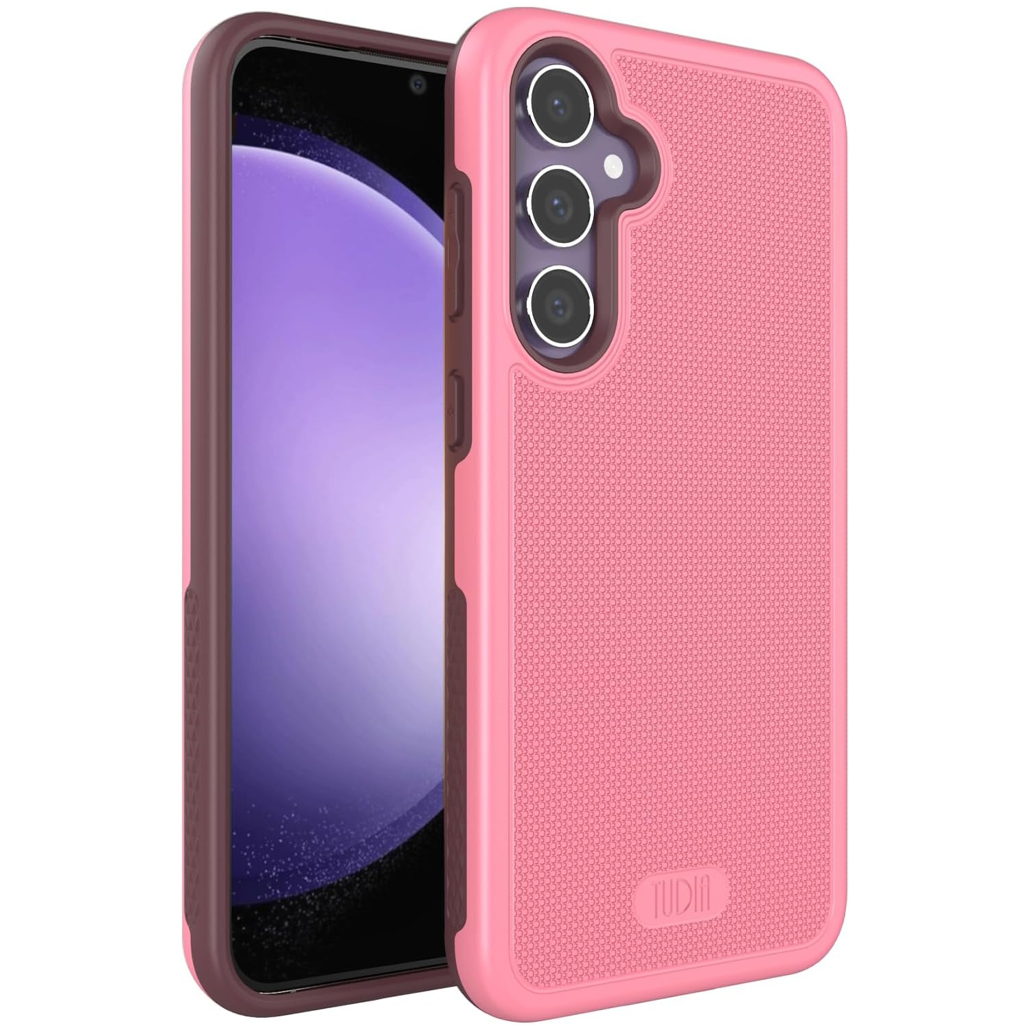 TUDIA MergeGrip Samsung Galaxy S23 FE Case Military Grade - Smokey Pink