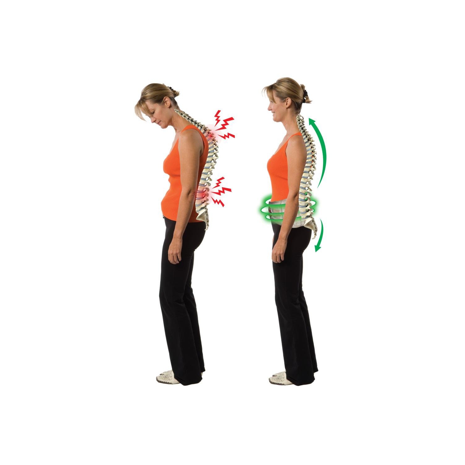 DR HO 3100UA WHITE 2EN1 COURROIE DE DÉCOMPRESSION EXTENSIBLE ET DE SOUTIEN