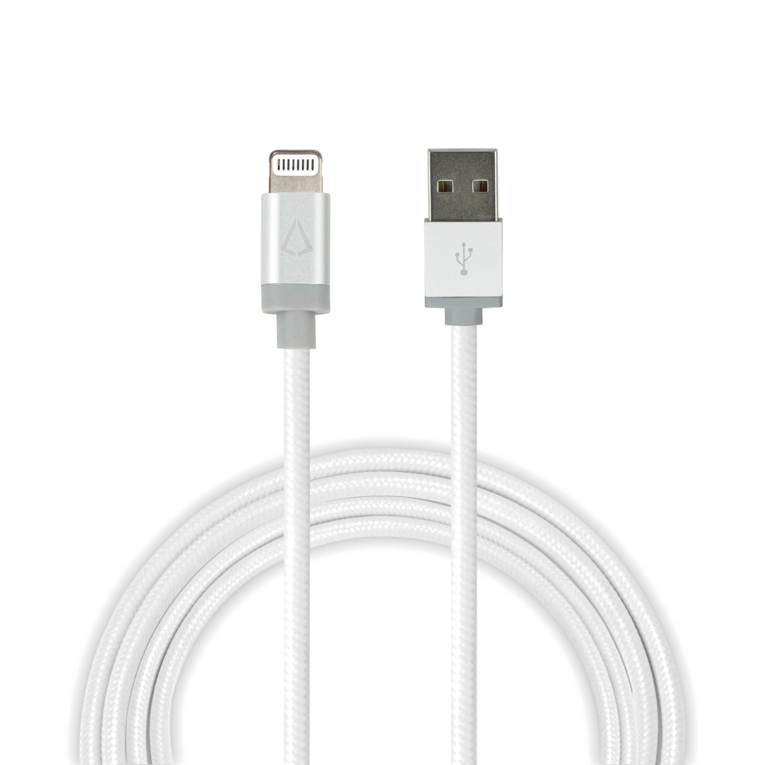 LBT 10 ft White USB-A to Lightning Premium Braided Cable