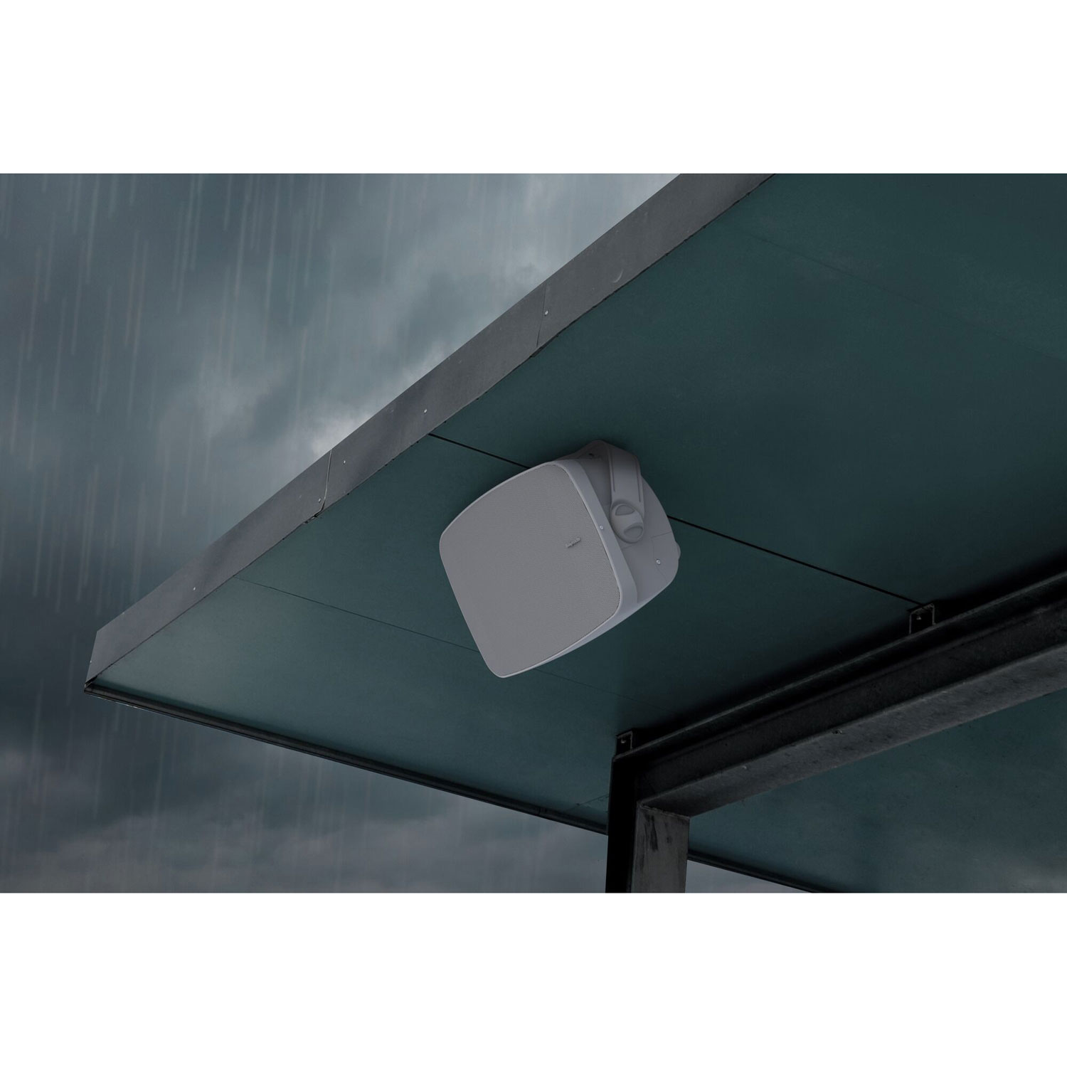 Système de haut-parleurs à 5 voies résistant aux intempéries 320 W RSM-650 de - Paire - Blanc