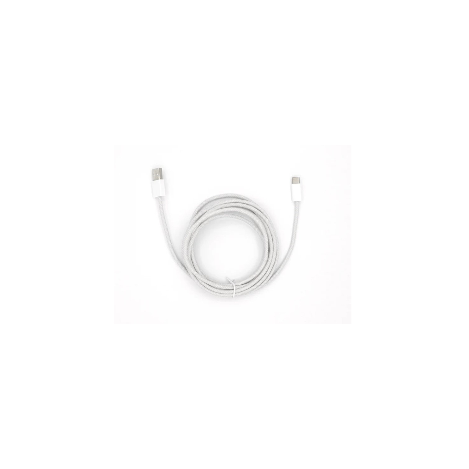 Amaze 10 foot USB-A to USB-C Braided Cable - White