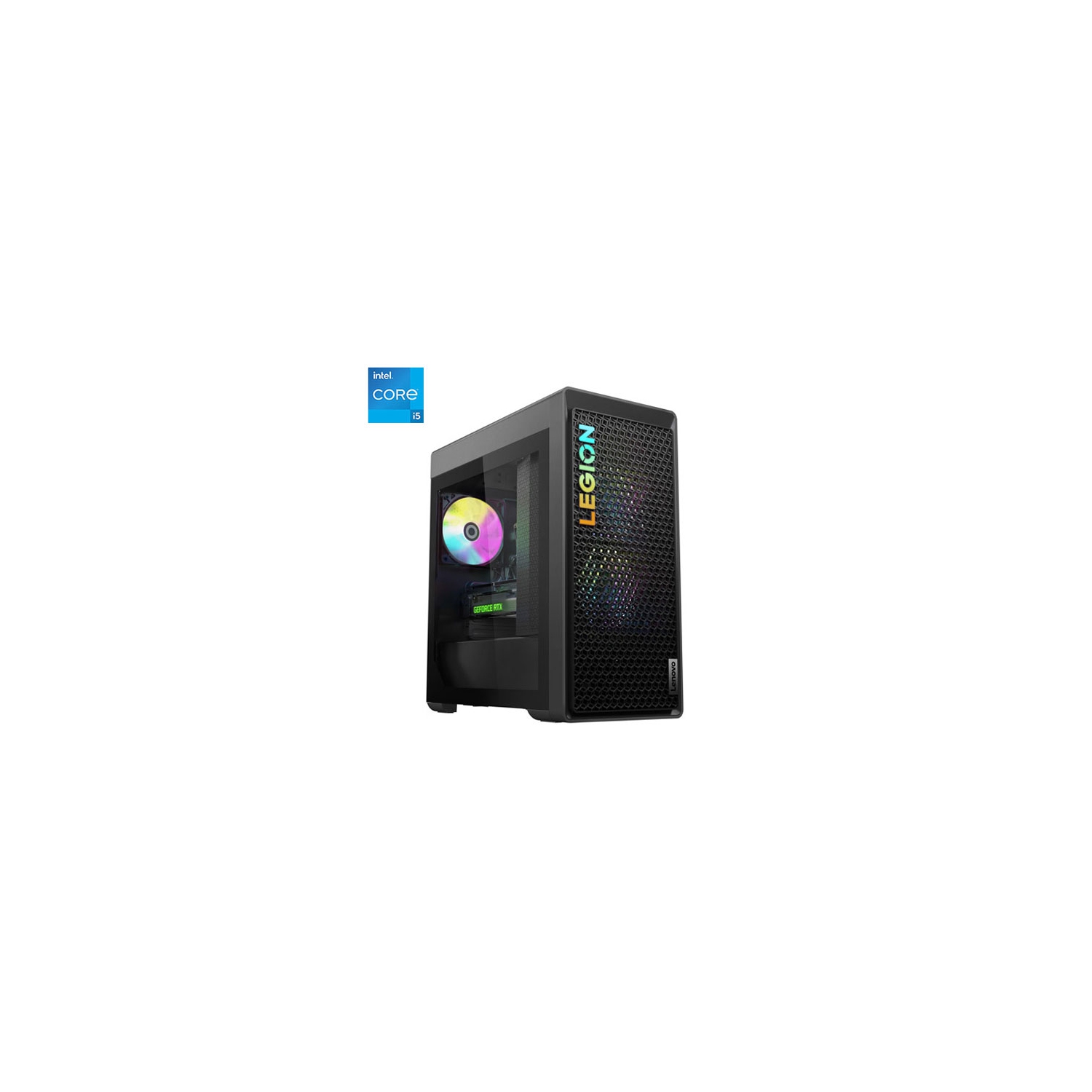 Refurbished(Fair) - Lenovo Legion Tower 5i Gaming PC - Storm Grey (Intel Core i5-13400F/512GB SSD/32GB RAM/RTX 3060 LHR)