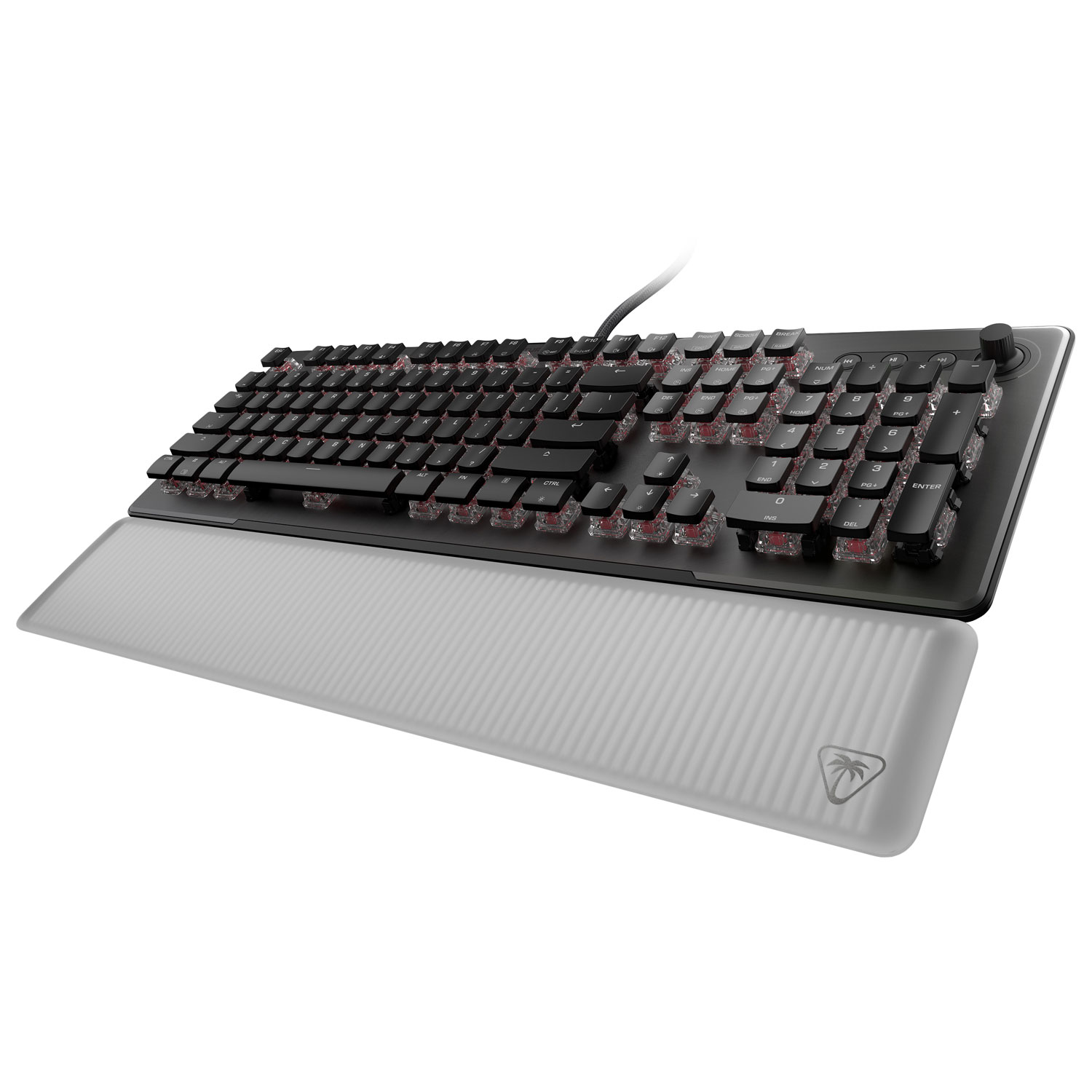 Clavier de jeu pleine grandeur à touches mécaniques optiques rétroéclairées Red Vulcan II Max de Turtle Beach - Exclusivité de Best Buy