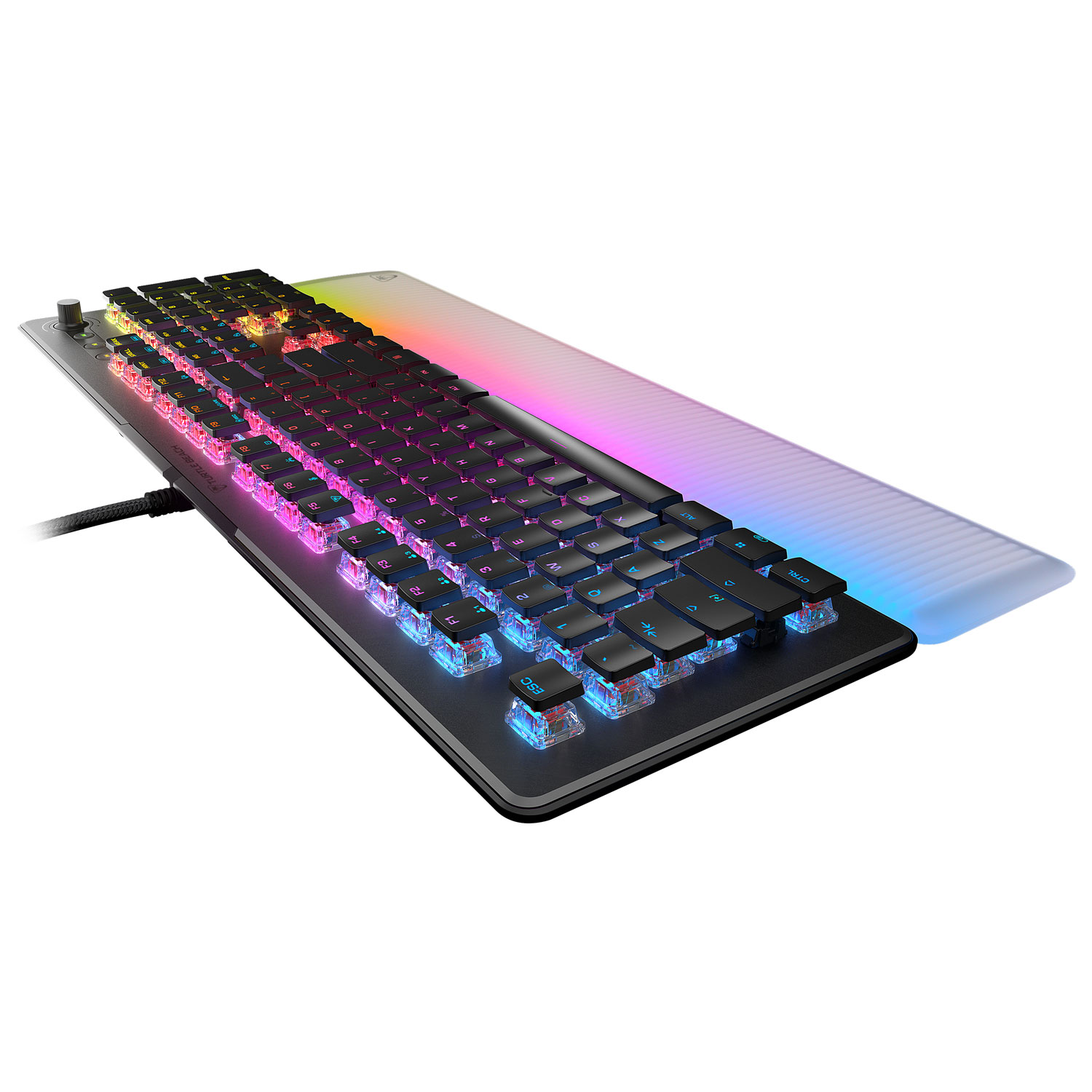Clavier de jeu pleine grandeur à touches mécaniques optiques rétroéclairées Red Vulcan II Max de Turtle Beach - Exclusivité de Best Buy