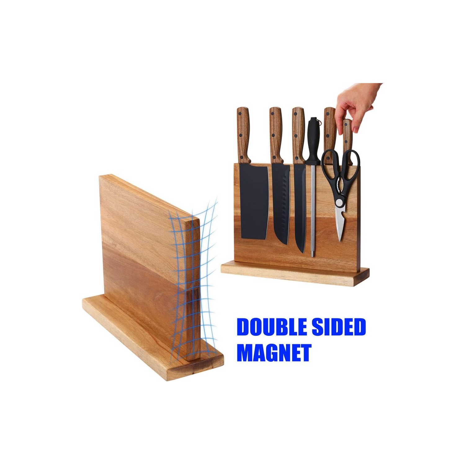 Home cuisine Support magnétique porte-couteaux porte-couteaux avec supports magnétiques et solides aimants porte-couteaux multifonctions