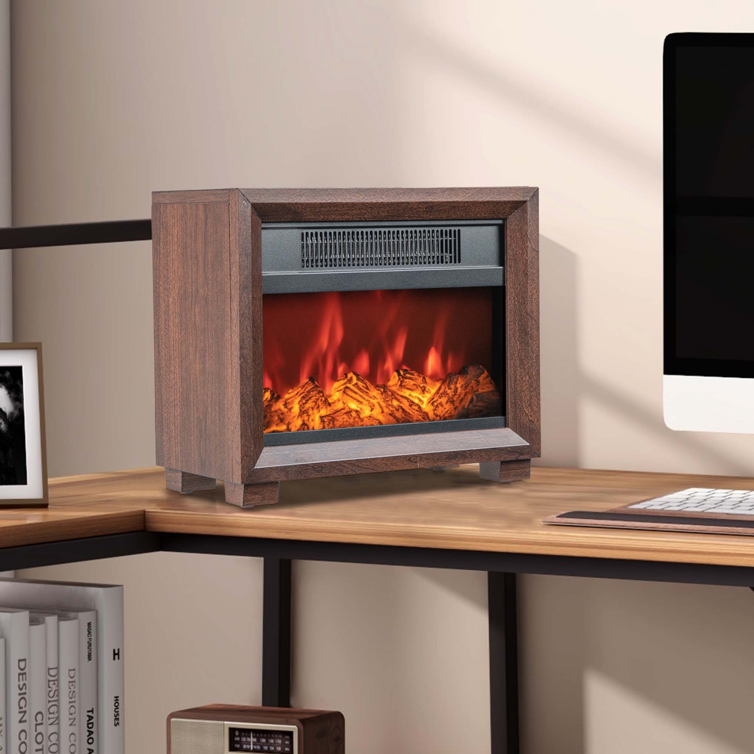 Portable wood fireplace sale