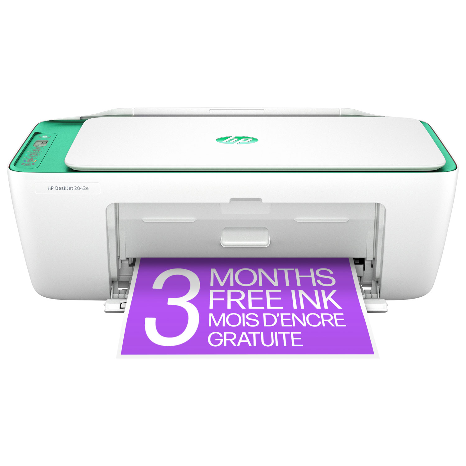 HP 2842E Wireless All-In-One Inkjet Printer - Aurora Green