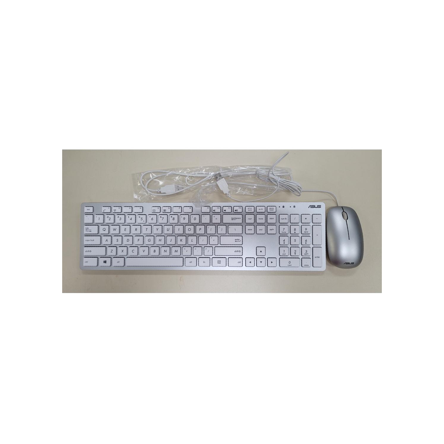 Ensemble clavier et souris USB avec fil MD-5112 d'ASUS - remis à neuf (0KPT0-00030100)