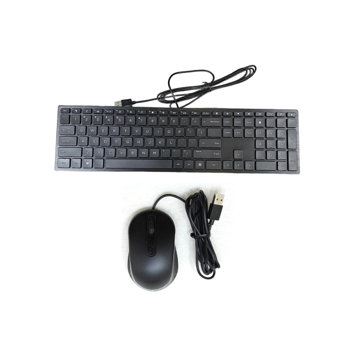 Refurbished Acer KBCR21 Keyboard and Mouse USB Combo Black
