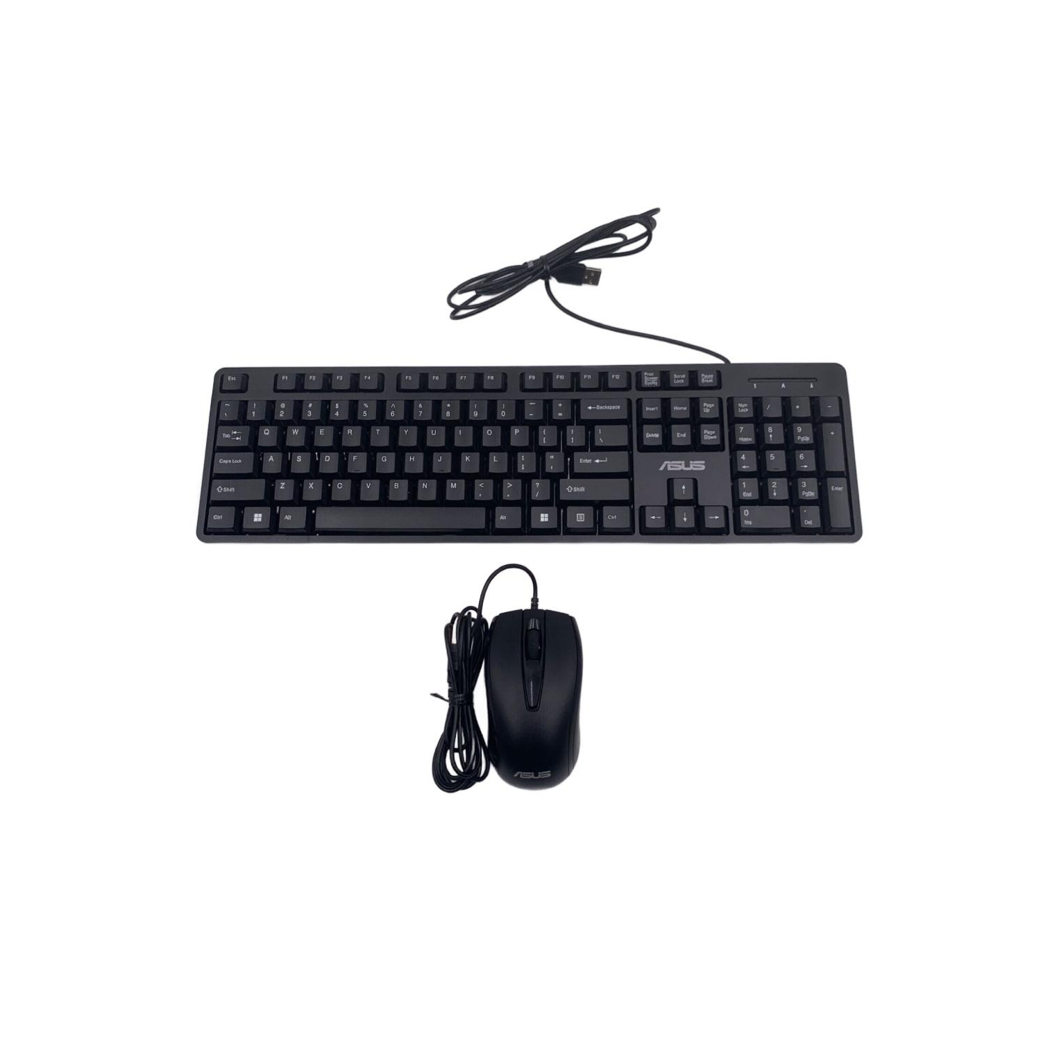 Clavier et souris avec fil K49 d'Asus, ensemble USB JM3 remis à neuf