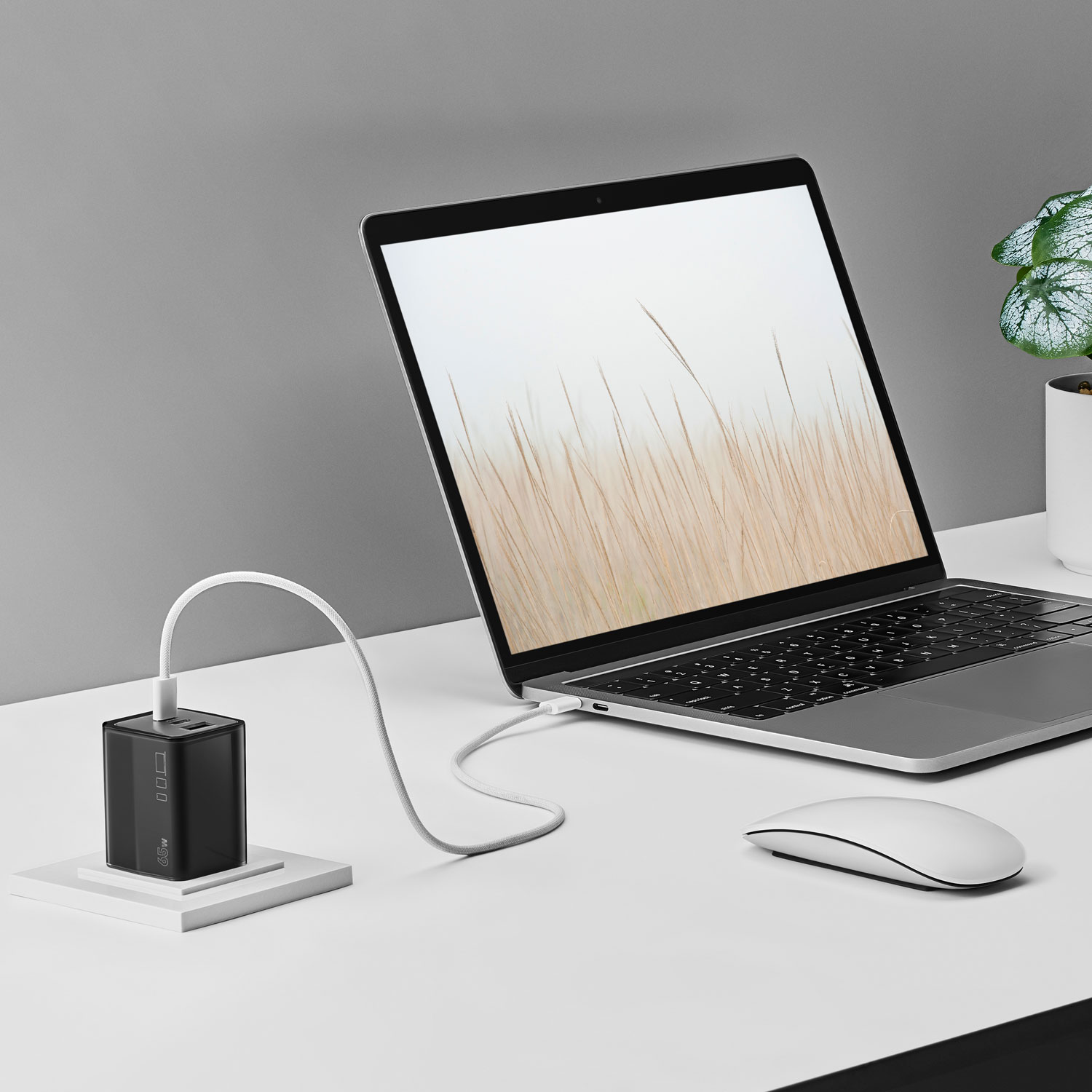 Chargeur mural à 3 ports USB-C/USB-A 65 W d'Insignia - Noir - Exclusivité Best Buy