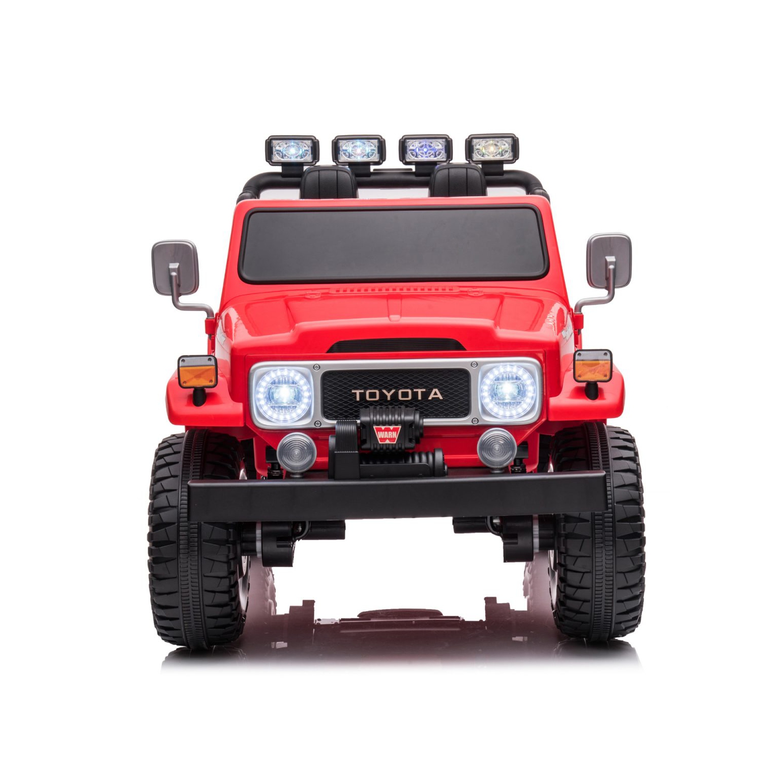 Jouet porteur pour enfants Toyota FJ-40 2-Seater 4x4 avec télécommande de 24&nbsp;V