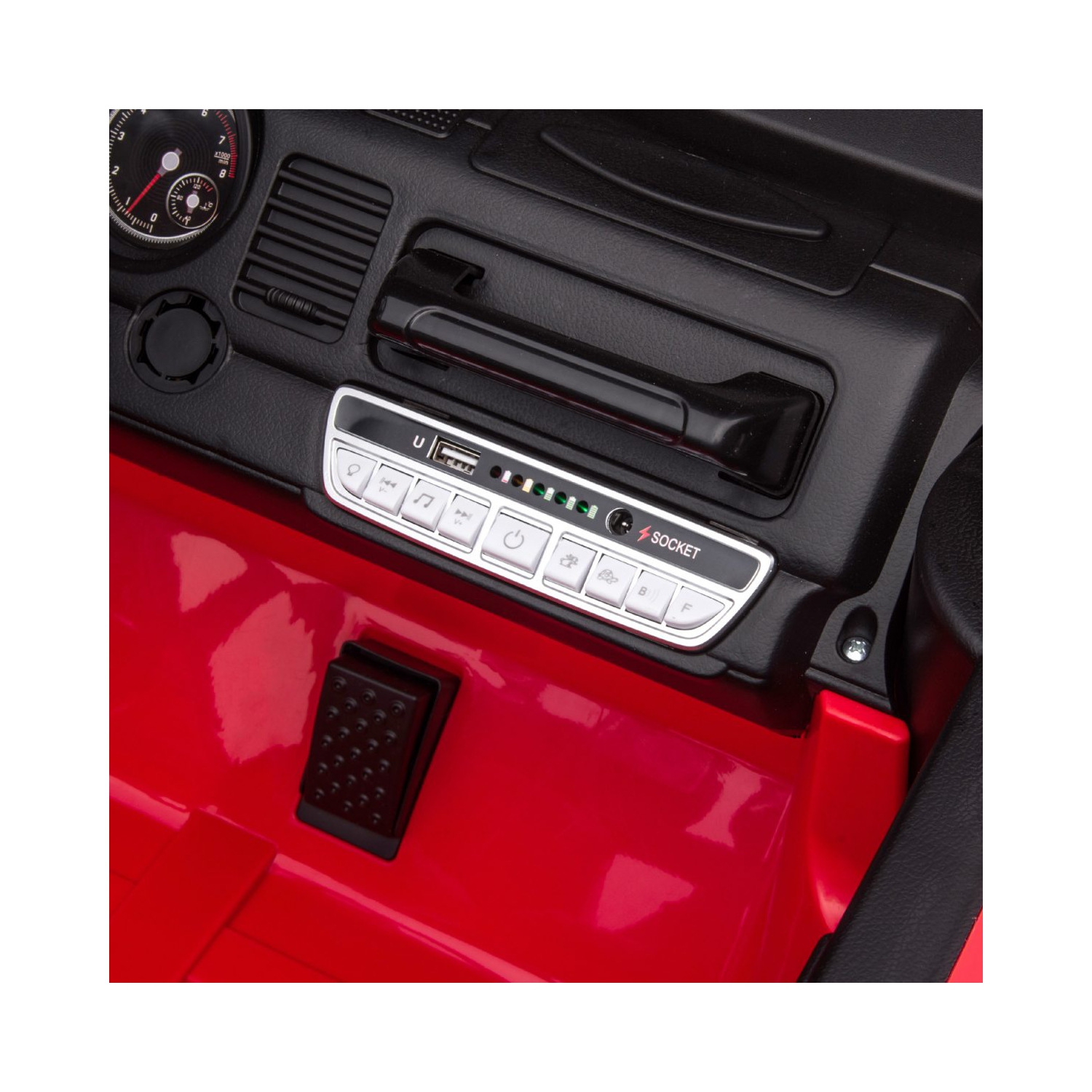 Jouet porteur pour enfants Toyota FJ-40 2-Seater 4x4 avec télécommande de 24&nbsp;V